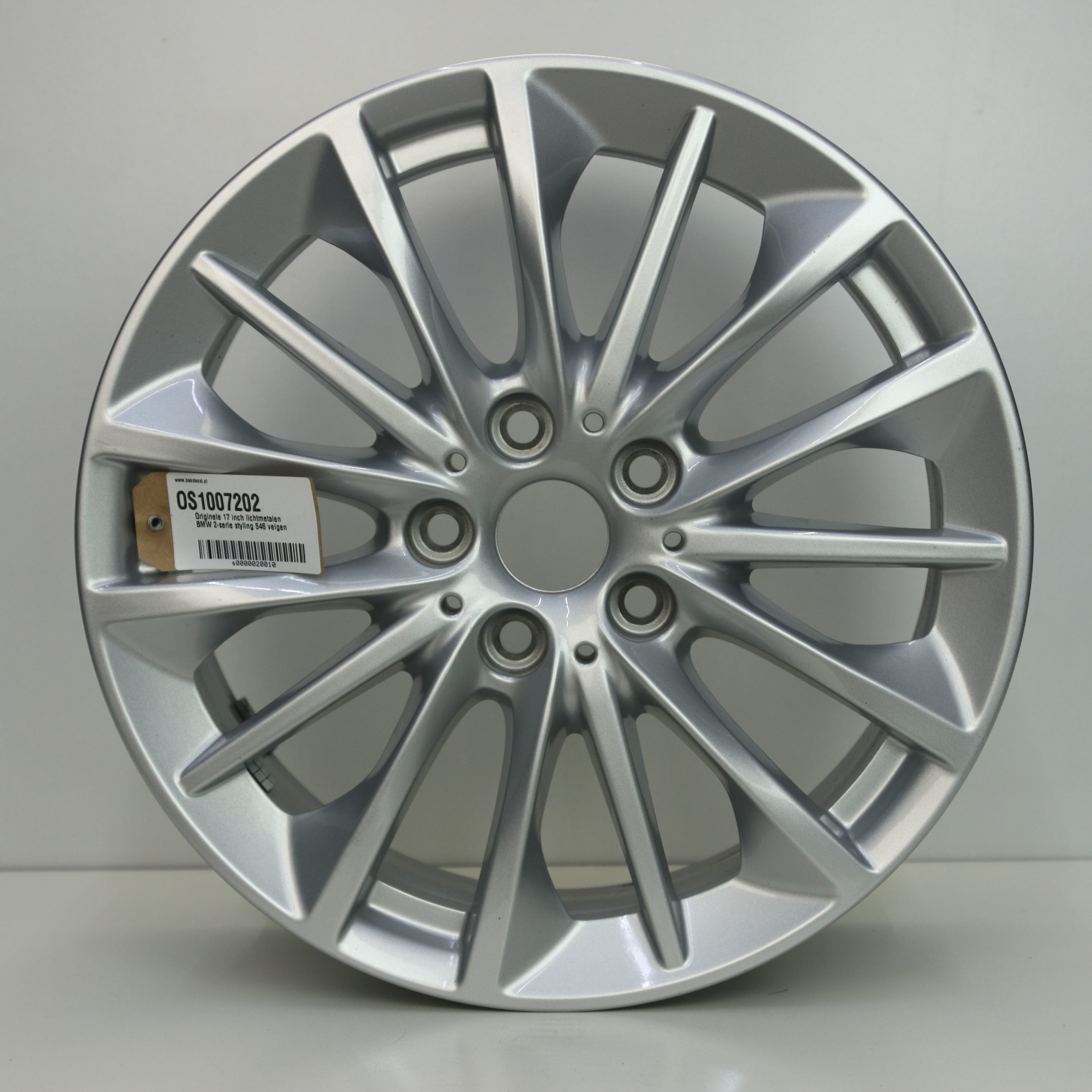 OS1007202 Originele 17 inch lichtmetalen BMW 2-serie styling 546 velgen 7.50X17 5X112 ET54.0 NB66.60 Zilver