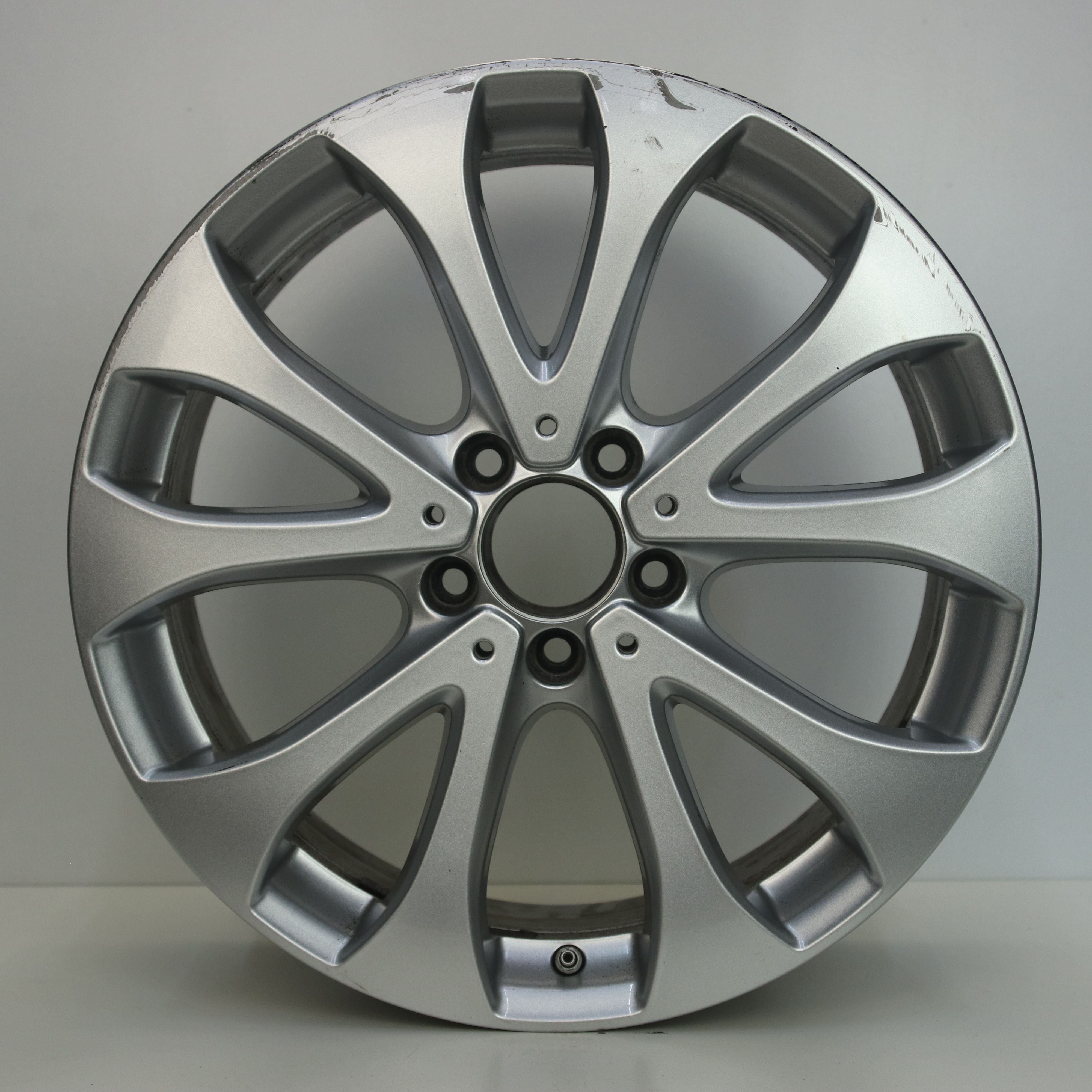OS1006906 18 inch originele lichtmetalen Mercedes-Benz E-klasse W213 velg 8.00X18 5X112 ET43.0 NB66.60 Zilver