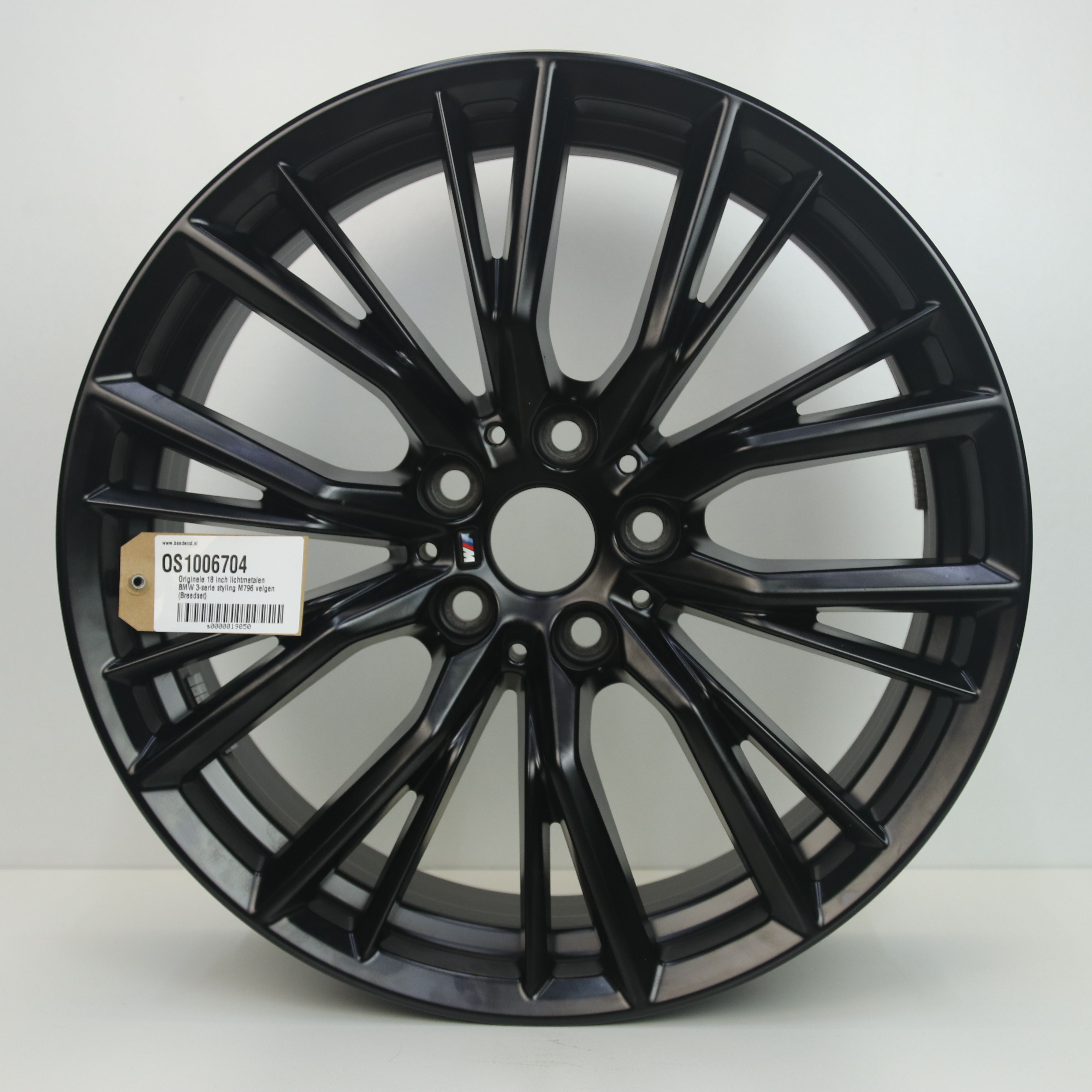 OS1006704 Originele 18 inch lichtmetalen BMW 3-serie styling M796 velgen (Breedset) 7.50X18 5X112 ET25.0 NB66.60 Mat zwart