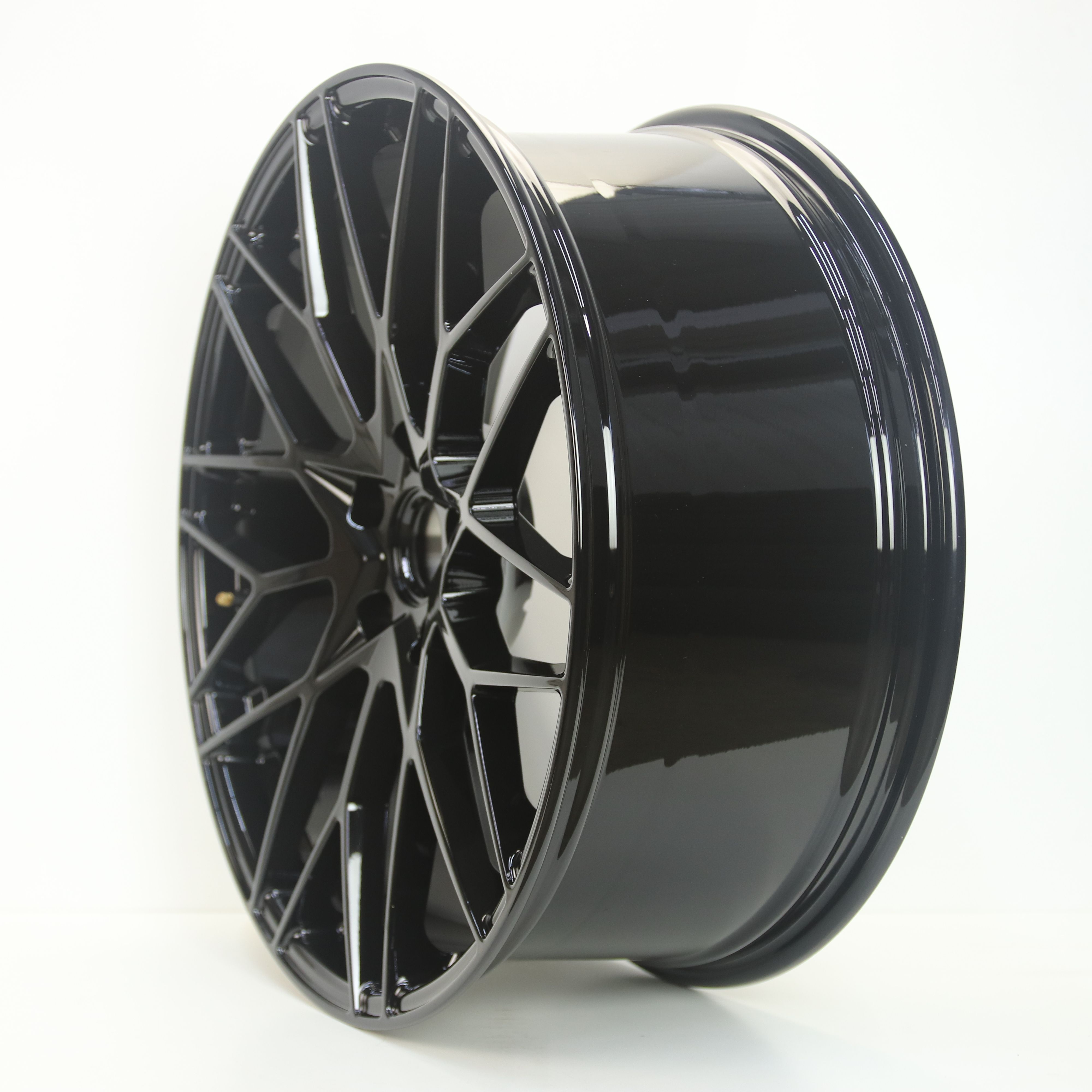 NS1004957 Set 22 inch lichtmetalen Custom Forged velgen geschikt voor Porsche Macan (breedset) 9.00X22 5X130 ET29.0 NB66.56 Zwart