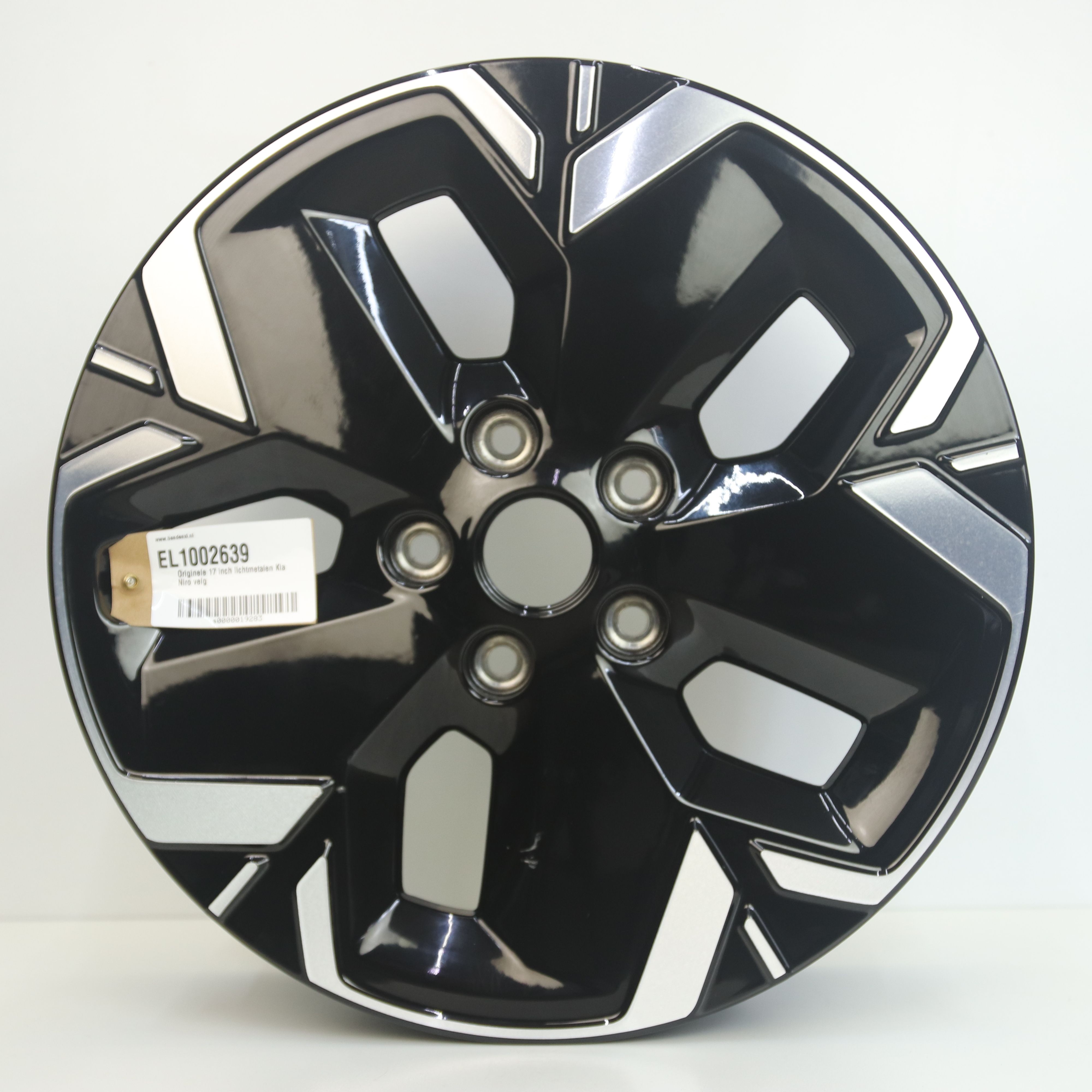 EL1002639 Originele 17 inch lichtmetalen Kia Niro velg 7.00X17 5X114.3 ET52.0 NB67.10 Zwart gepolijst