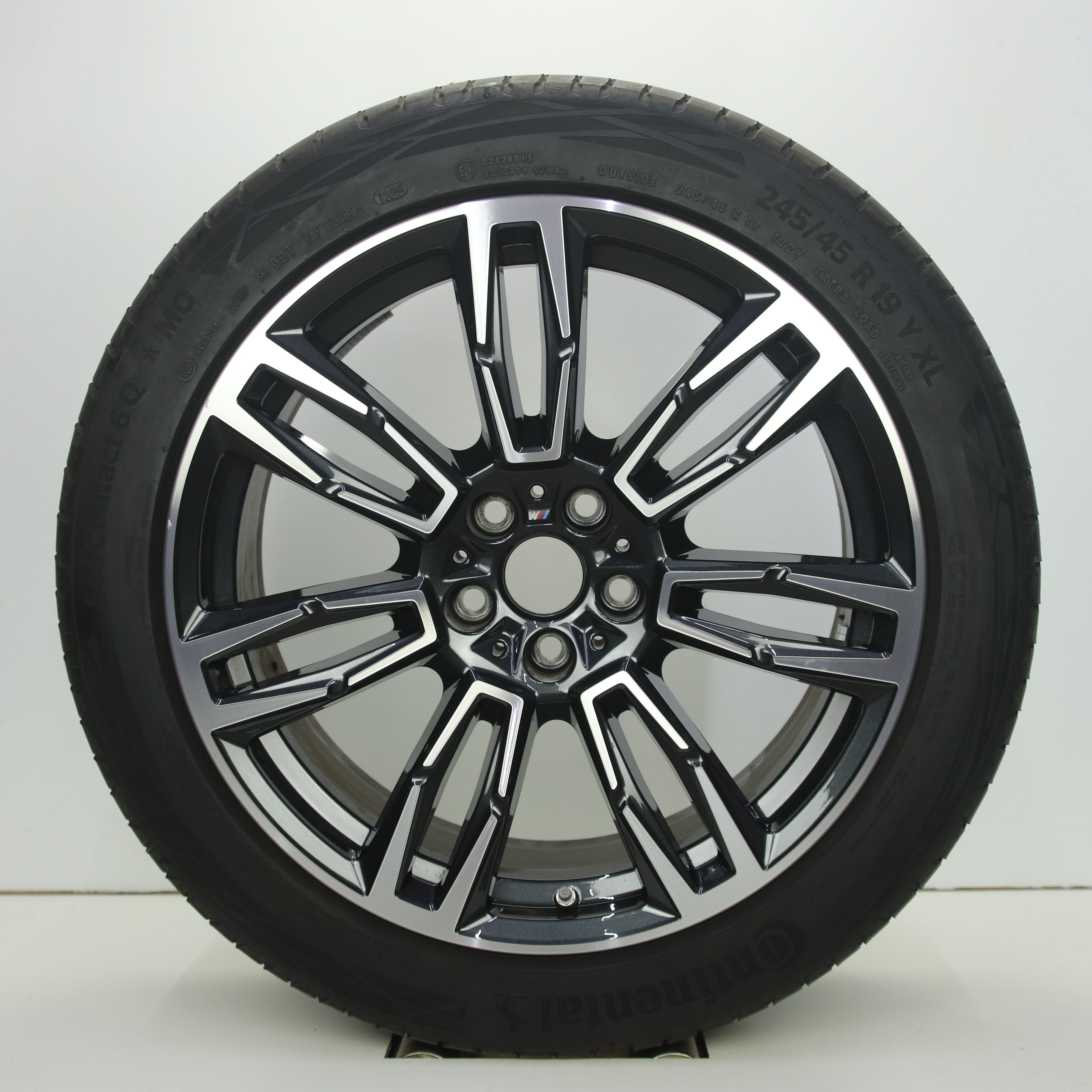 OS1007882 Originele 19 inch lichtmetalen BMW 5-Serie styling M935 velgen (Breedset) 8.50X19 5X112 ET29.0 NB66.60 Antraciet gepolijst