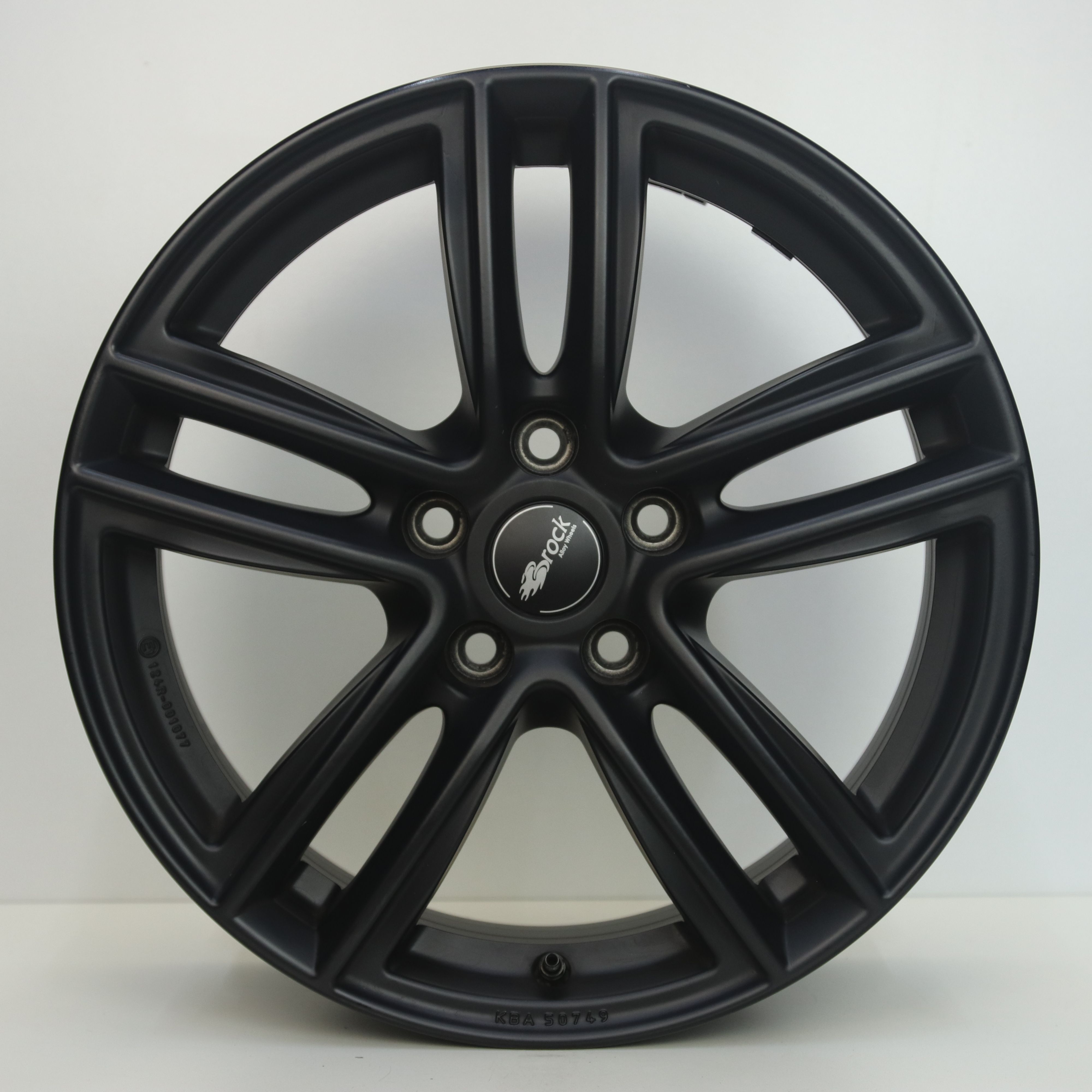 OS1006994 Set 17 inch lichtmetalen Brock RC27 velgen 7.50X17 5X112 ET52.0 NB66.60 Mat zwart