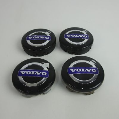 Naafkappen set OEM Volvo (Hoogglans zwart) 31400453