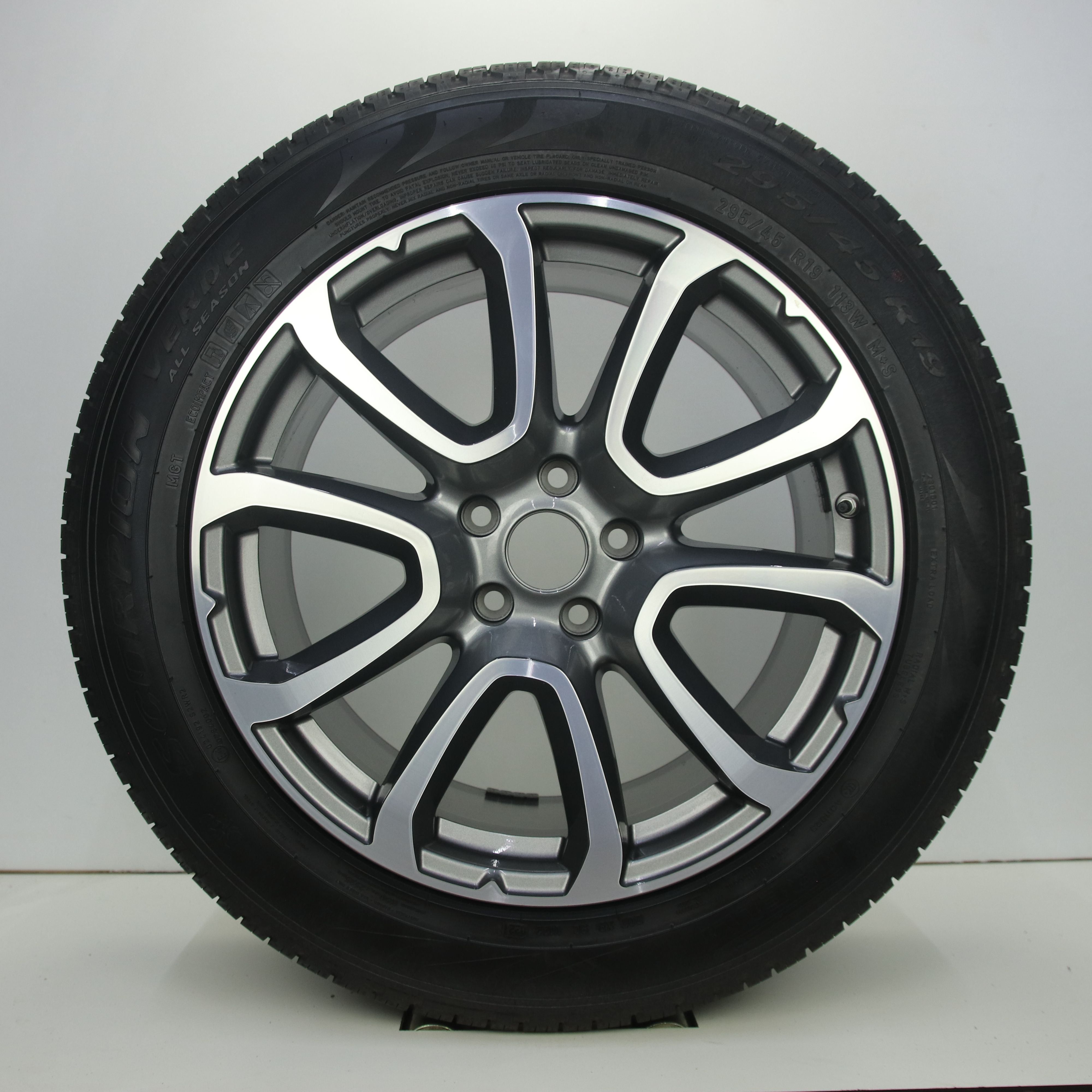 OS1008013 Originele 19 inch lichtmetalen Maserati Levante velgen (breedset) 8.50X19 5X114.3 ET44.0 NB67.10 Antraciet Gepolijst
