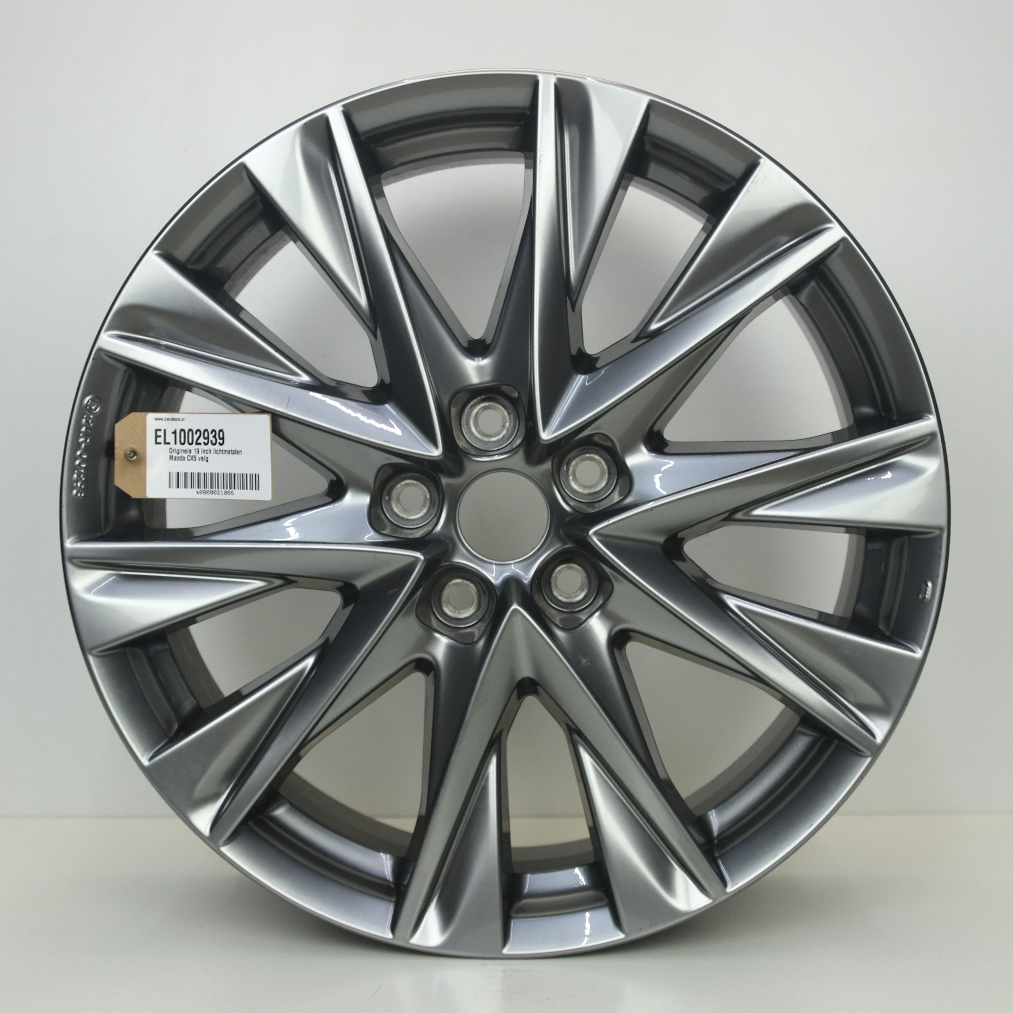 EL1002939 Originele 19 inch lichtmetalen Mazda CX5 velg 7.00X19 5X114.3 ET45.0 NB67.10 Antraciet