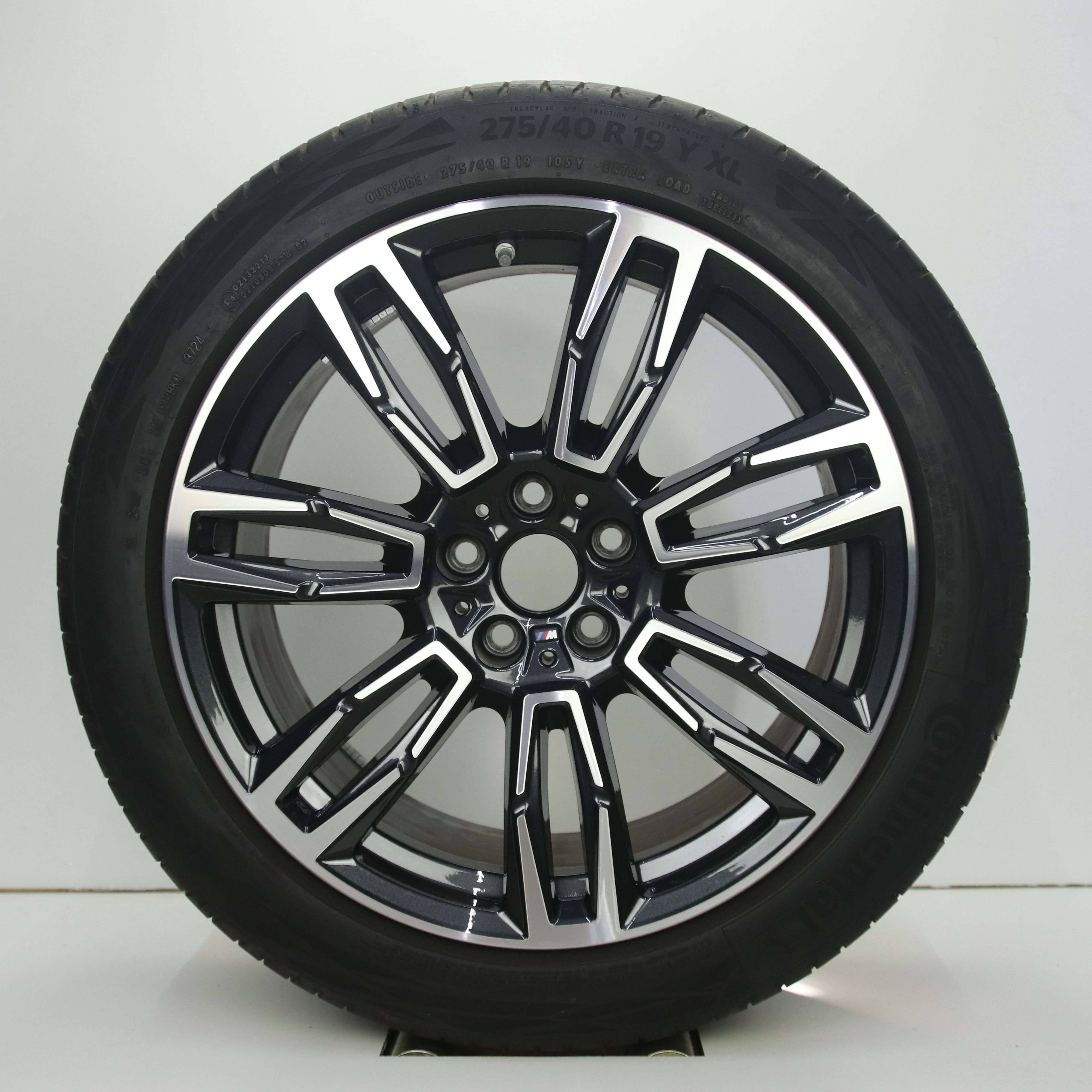 OS1007882 Originele 19 inch lichtmetalen BMW 5-Serie styling M935 velgen (Breedset) 8.50X19 5X112 ET29.0 NB66.60 Antraciet gepolijst