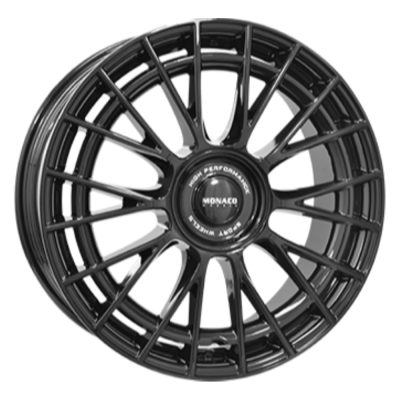 Monaco GP12 8.50X19 5X114 ET40.0 NB67.10 Zwart Glans