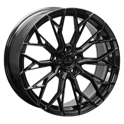 Monaco FF3 8.50X19 5X112 ET45.0 NB66.50 Zwart Glans