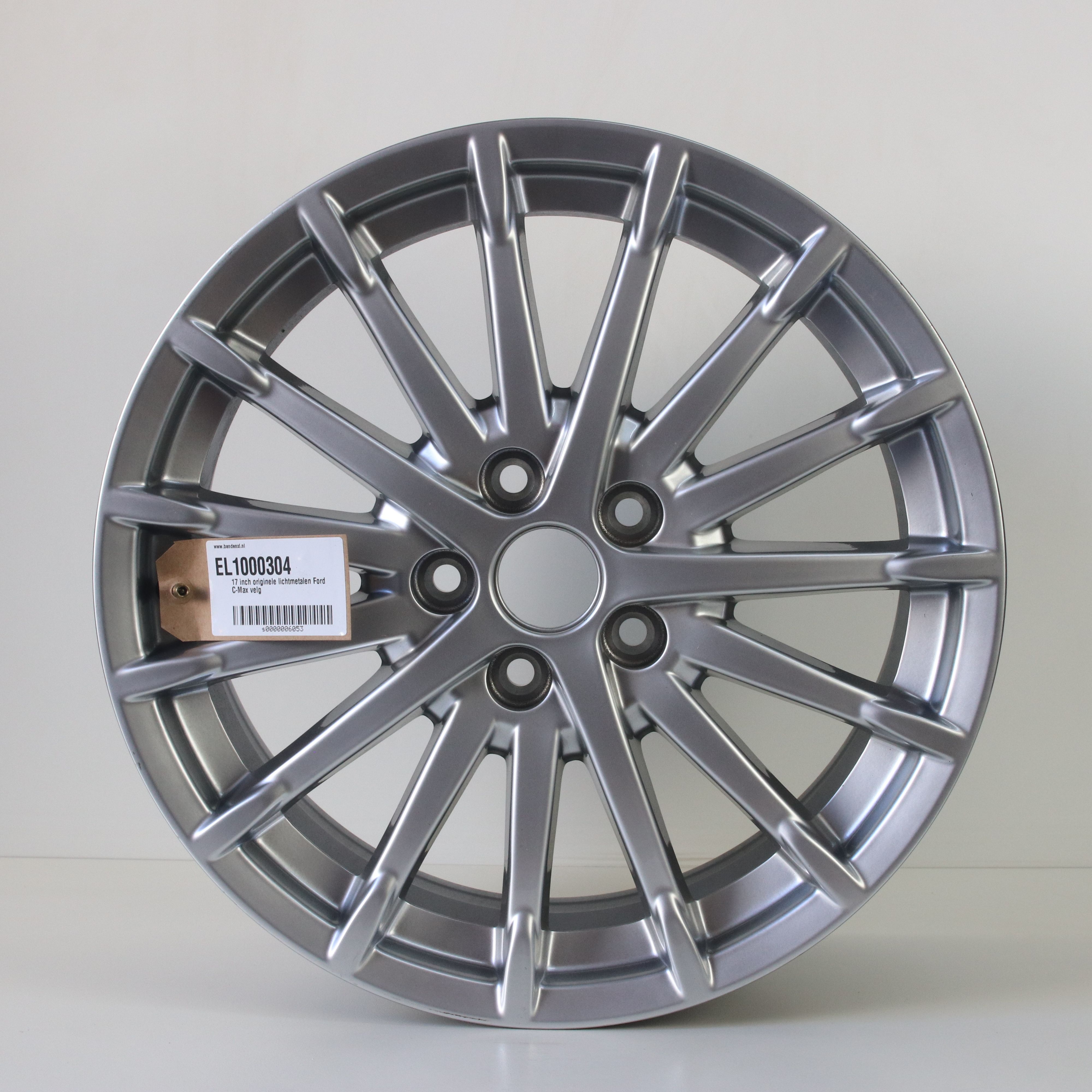 EL1000304 17 inch originele lichtmetalen Ford C-Max velg 7.00X17 5X108 ET55.0 NB63.40 Zilver