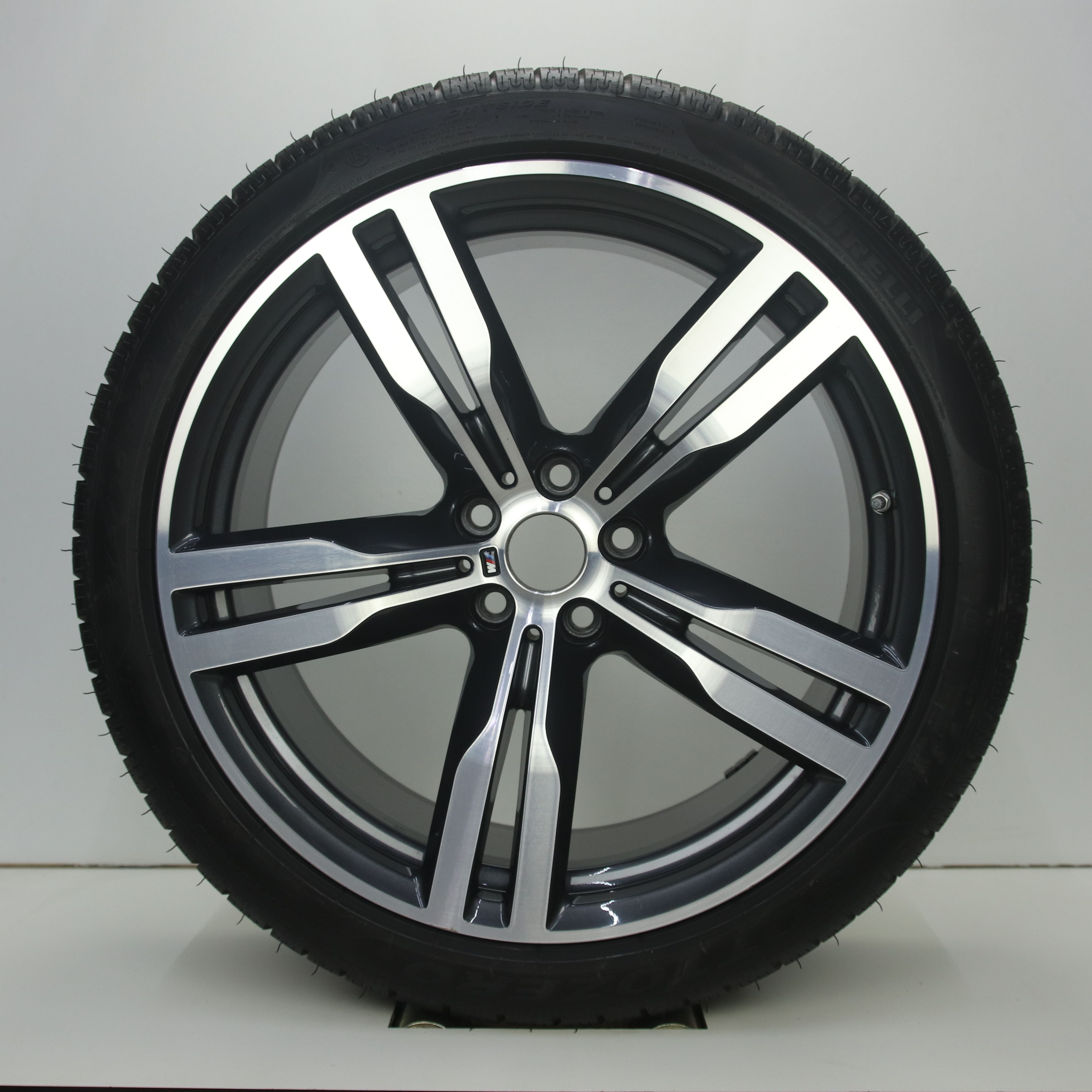 OS1007653 Originele 20 inch lichtmetalen BMW 7-serie styling M648 velgen (Breedset) 8.50X20 5X112 ET25.0 NB66.60 Antraciet Gepolijst