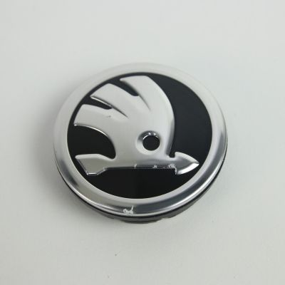 Naafkappen set OEM Skoda (Hoogglans zwart) 5E0601151