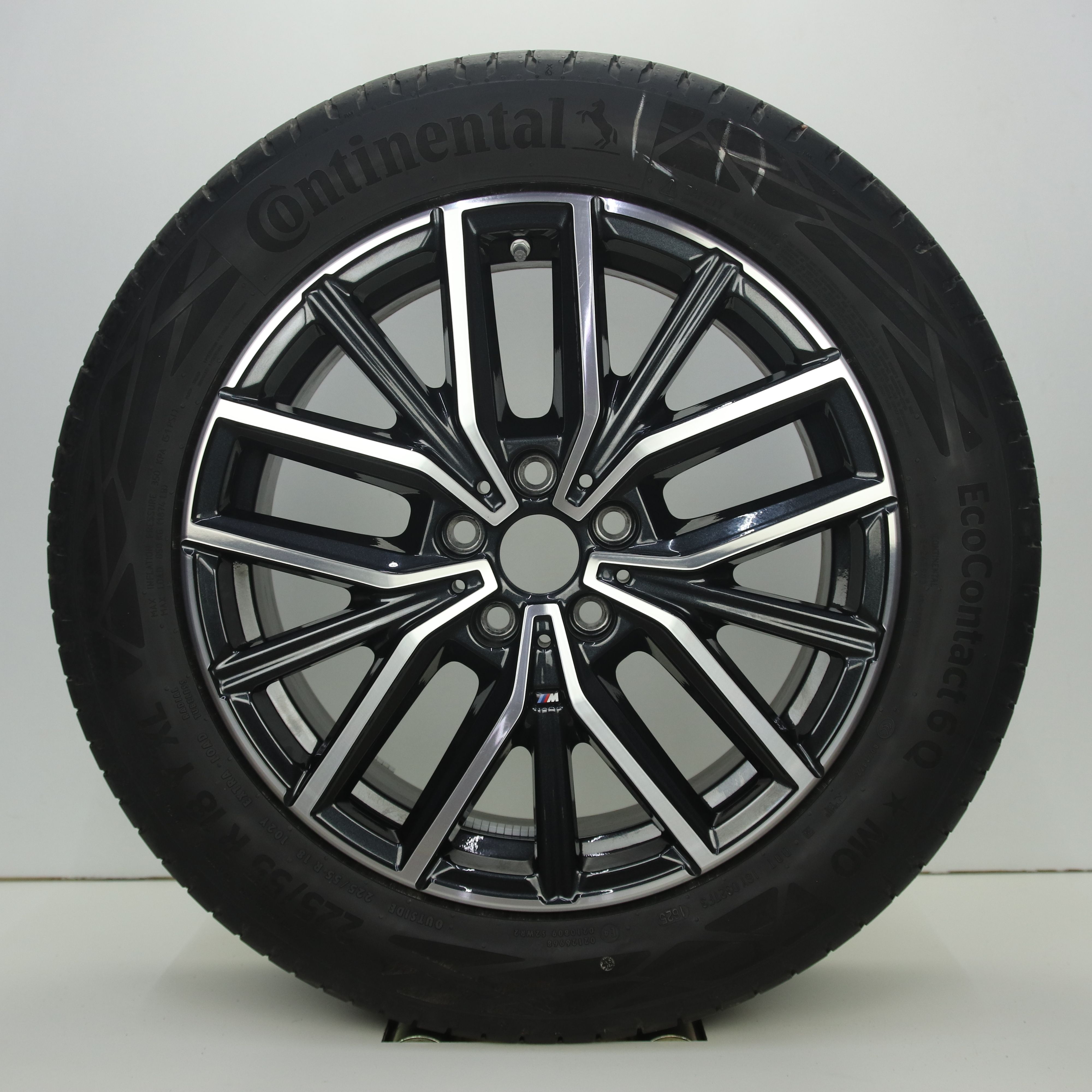 OS1007895 Originele 18 inch lichtmetalen BMW X1 styling 838M velgen 7.50X18 5X112 ET50.0 NB66.60 Antraciet gepolijst