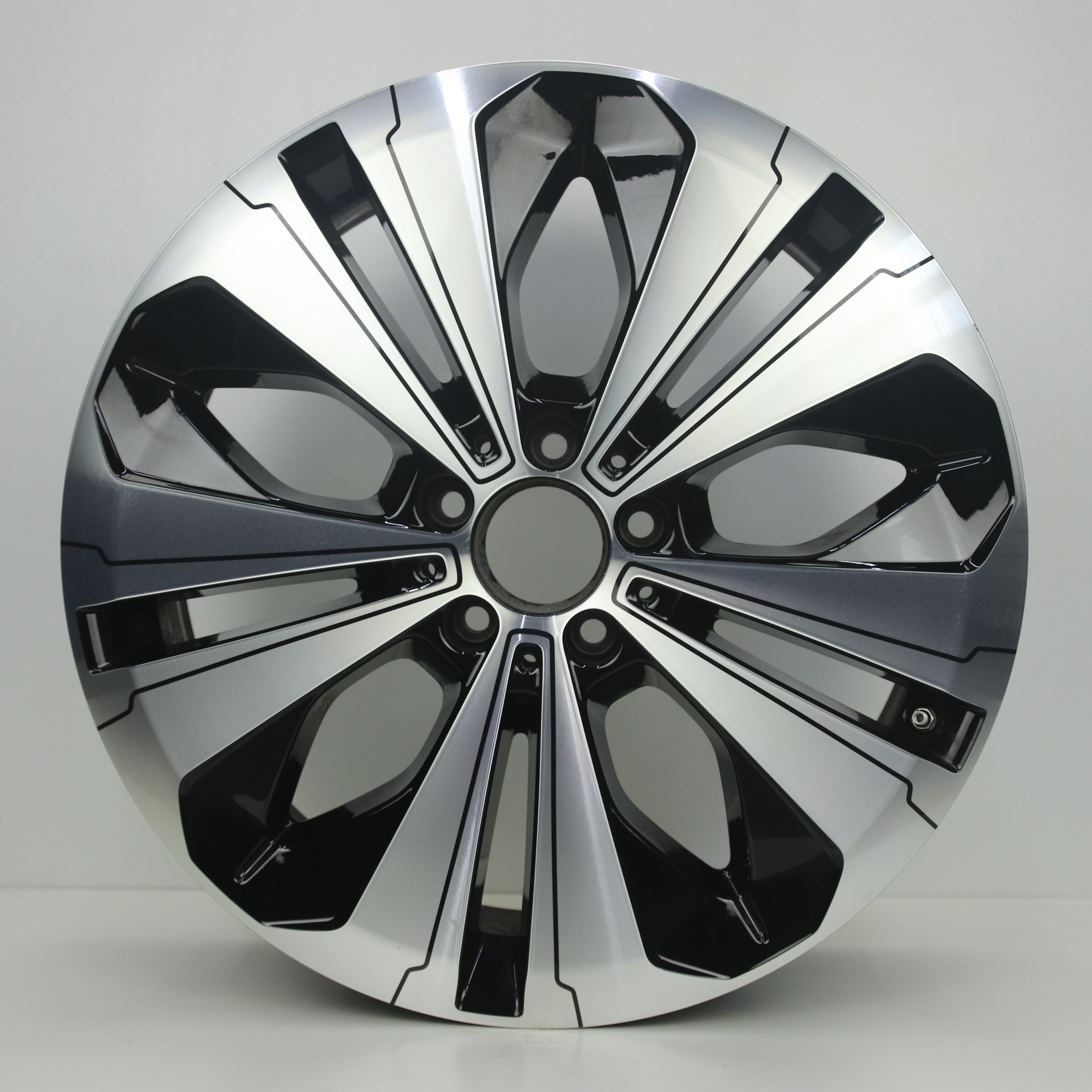 OS1007776 Originele 19 inch lichtmetalen Mercedes-Benz EQC-klasse velgen 8.00X19 5X112 ET34.0 NB66.60 Zwart gepolijst