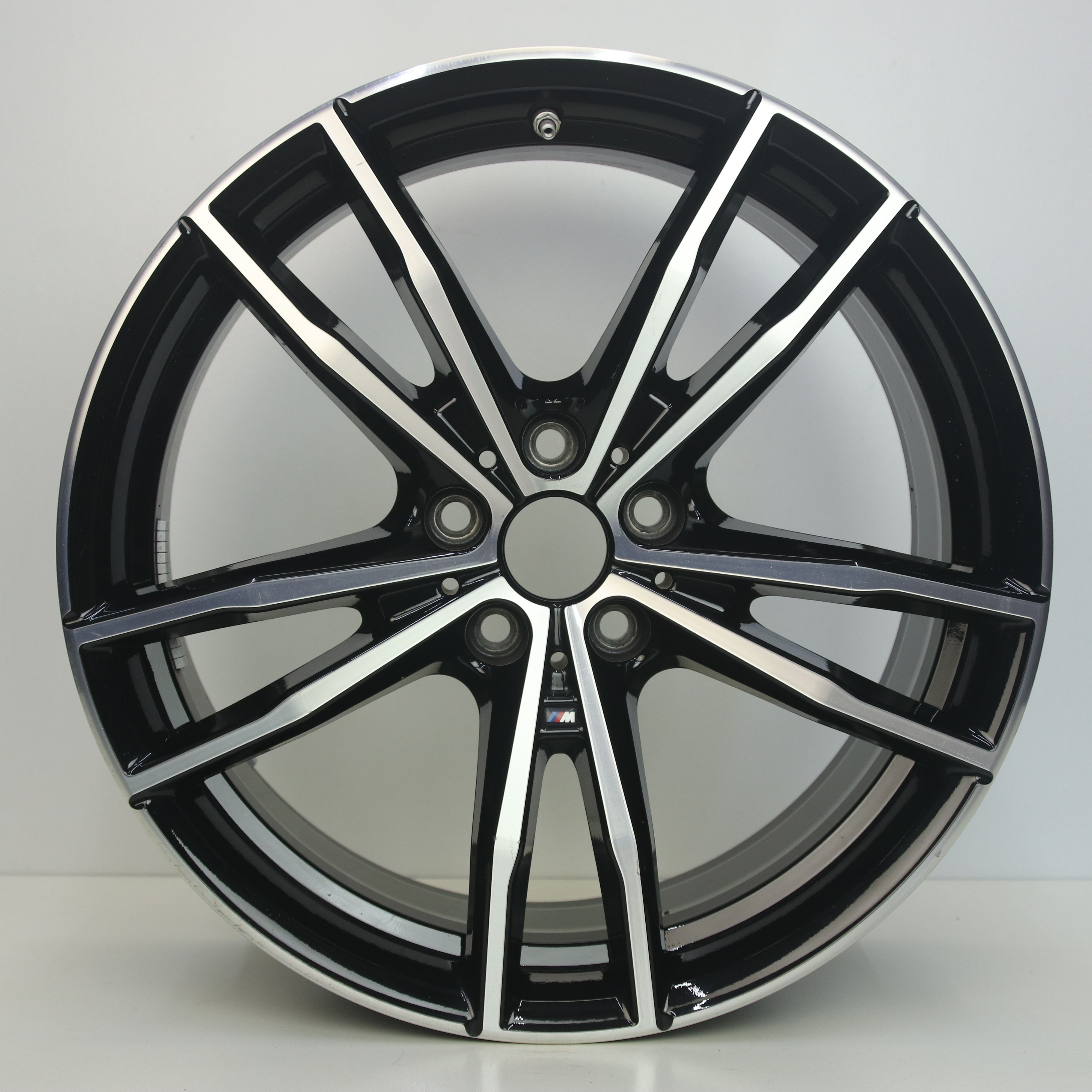 OS1007205 Originele 19 inch lichtmetalen BMW 3-serie styling M791 velgen (Breedset) 8.00X19 5X112 ET27.0 NB66.60 Zwart gepolijst