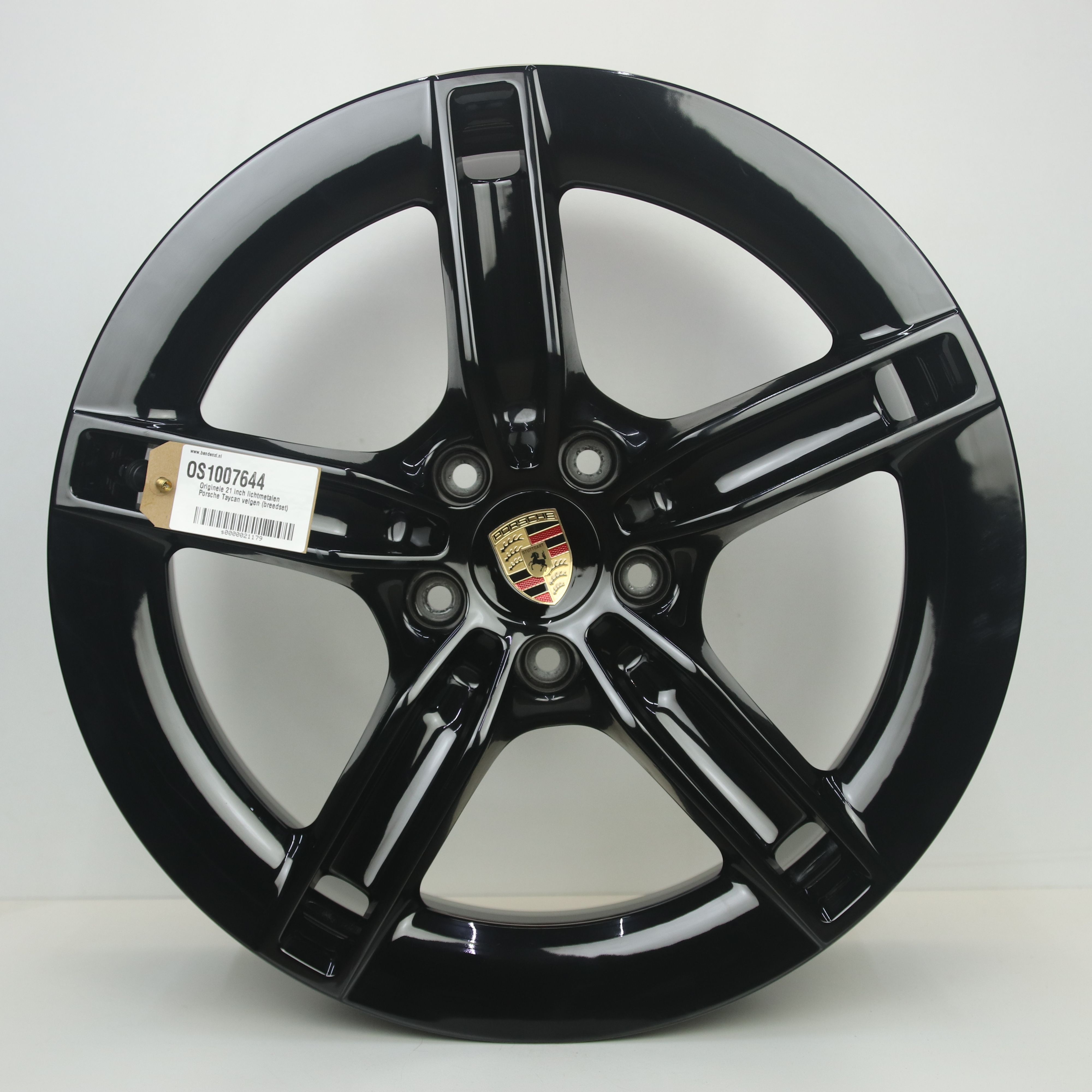 OS1007644 Originele 21 inch lichtmetalen Porsche Taycan velgen (breedset) 9.50X21 5X130 ET60.0 NB71.60 Zwart