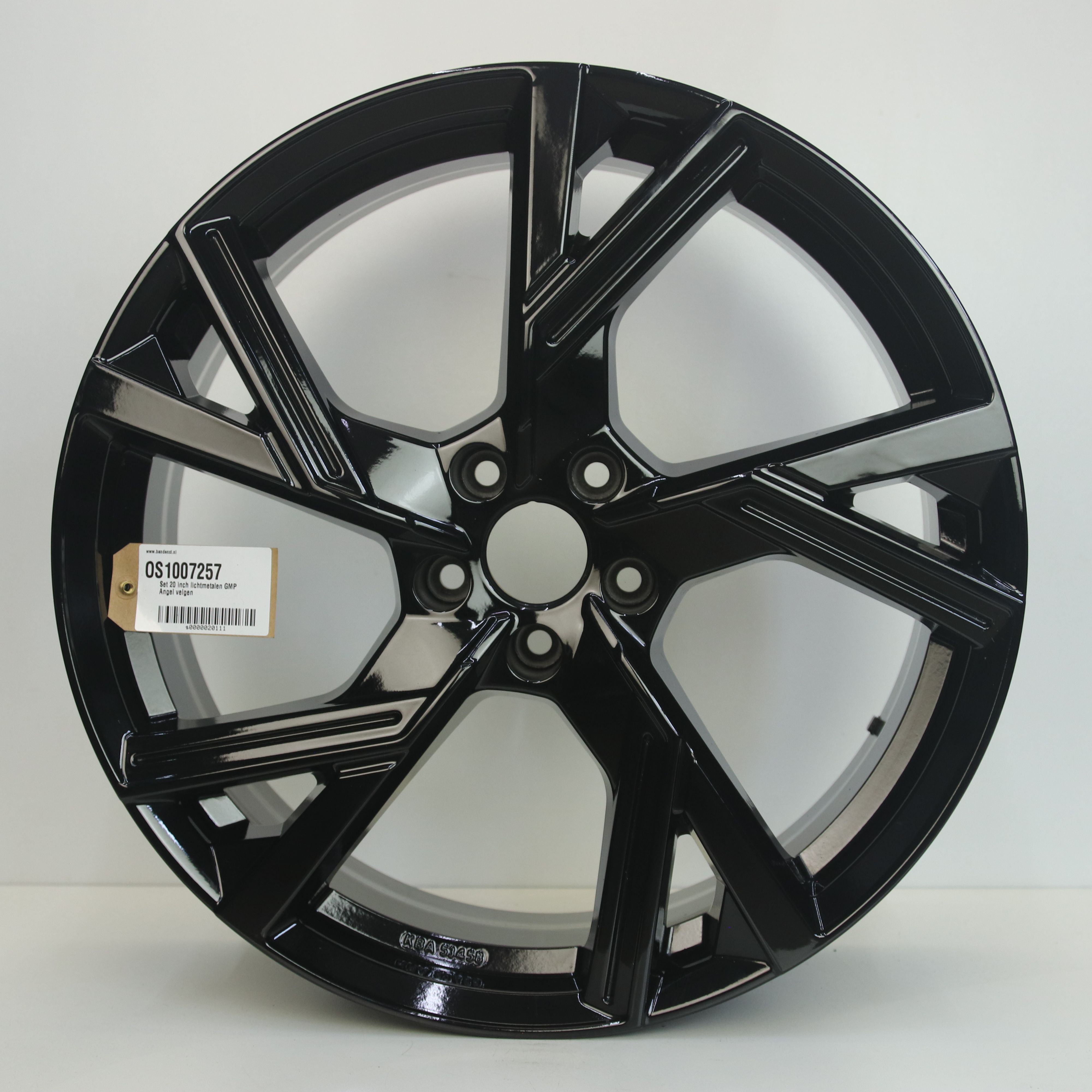 OS1007257 Set 20 inch lichtmetalen GMP Angel velgen 8.50X20 5X112 ET20.0 NB66.50 Zwart