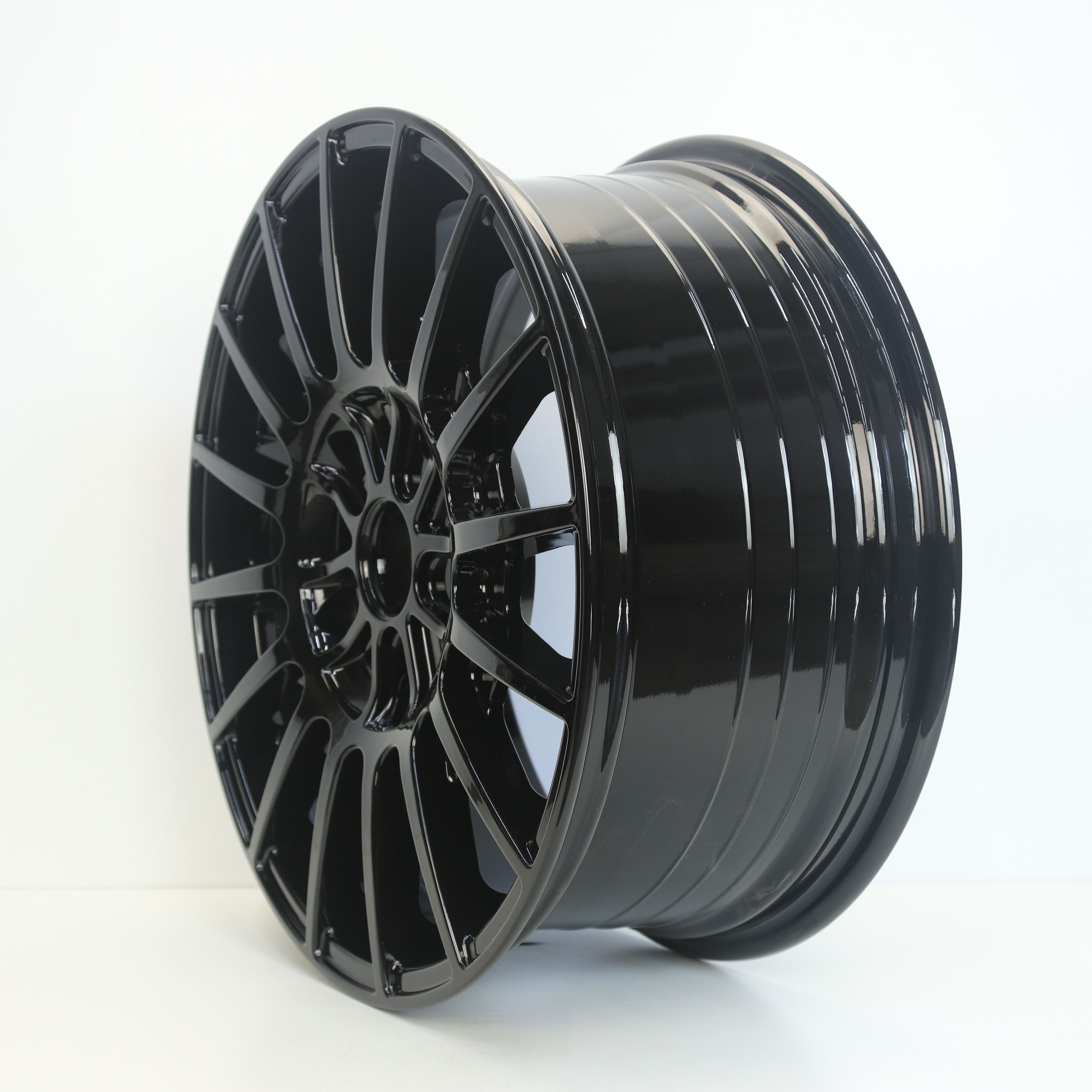 OS1007160 Set 18 inch lichtmetalen universele velgen geschikt voor Ford Transit (custom) 8.00X18 5X160 ET50.0 NB65.10 Zwart