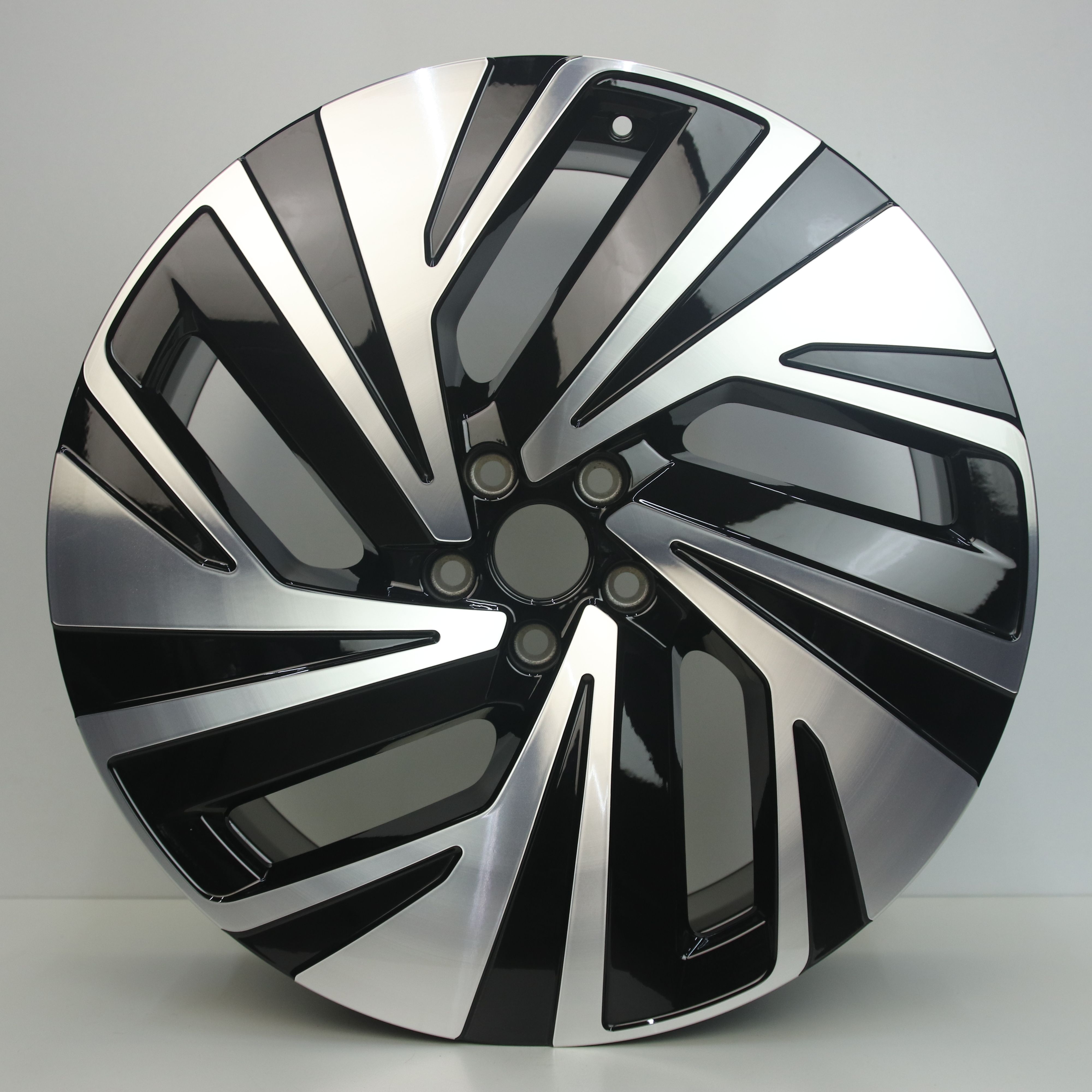 OS1006414 Originele 21 inch lichtmetalen Volkswagen ID.4 / ID.5 velgen (Narvik) 8.50X21 5X112 ET40.0 NB57.10 Zwart gepolijst