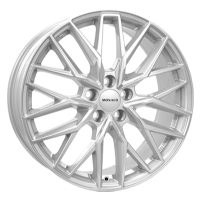 Monaco GPX 8.00X19 5X112 ET45.0 NB57.10 Zilver