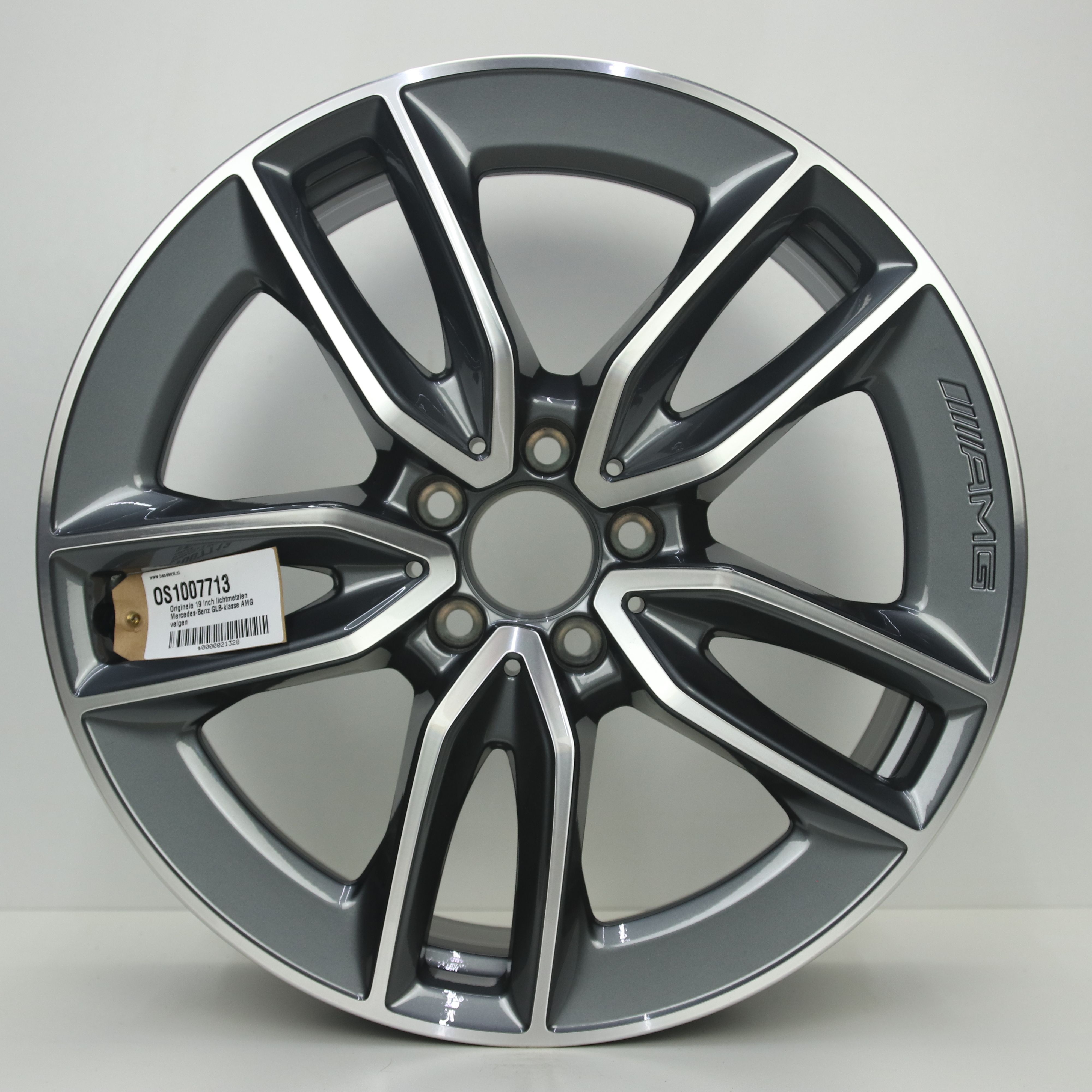 OS1007713 Originele 19 inch lichtmetalen Mercedes-Benz GLB-klasse AMG velgen 8.00X19 5X112 ET49.0 NB66.60 Antraciet gepolijst