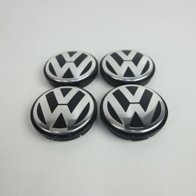 Naafkappen set OEM Volkswagen (Zwart) 1J0601171