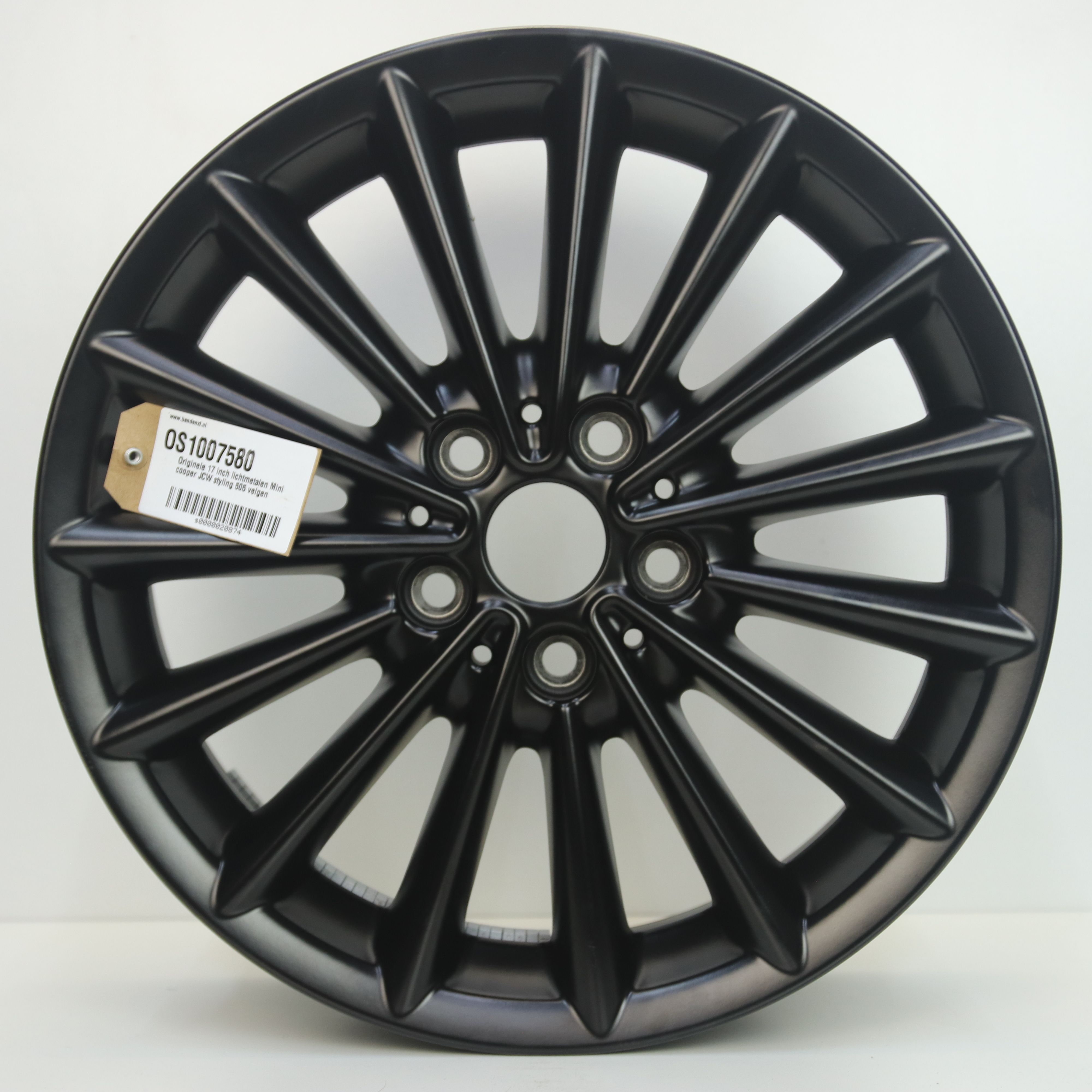 OS1007580 Originele 17 inch lichtmetalen Mini cooper JCW styling 505 velgen 7.00X17 5X112 ET54.0 NB66.60 Mat zwart