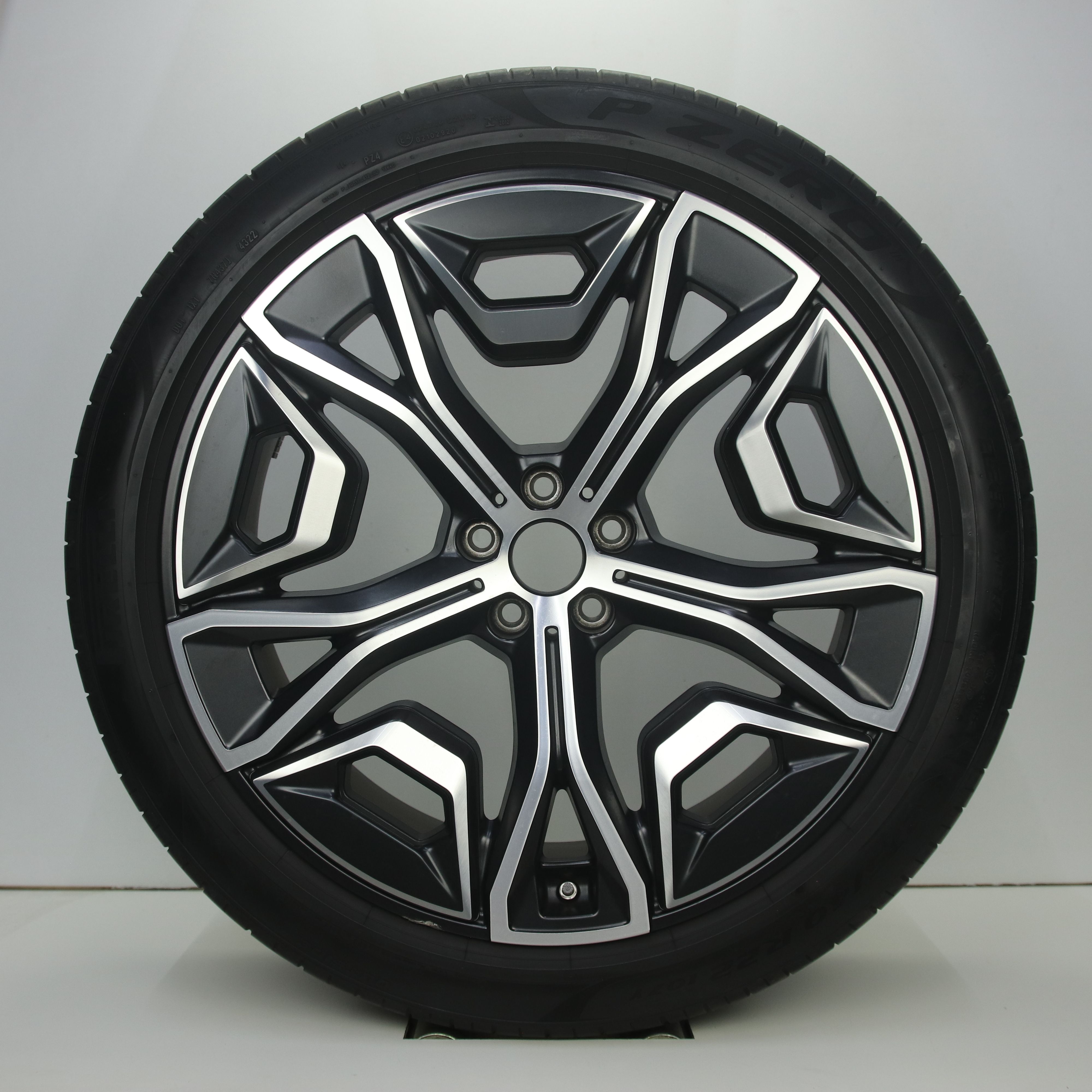 OS1007680 Originele 22 inch lichtmetalen BMW iX i20 styling 1021 velgen 9.50X22 5X112 ET37.0 NB66.60 Mat zwart gepolijst