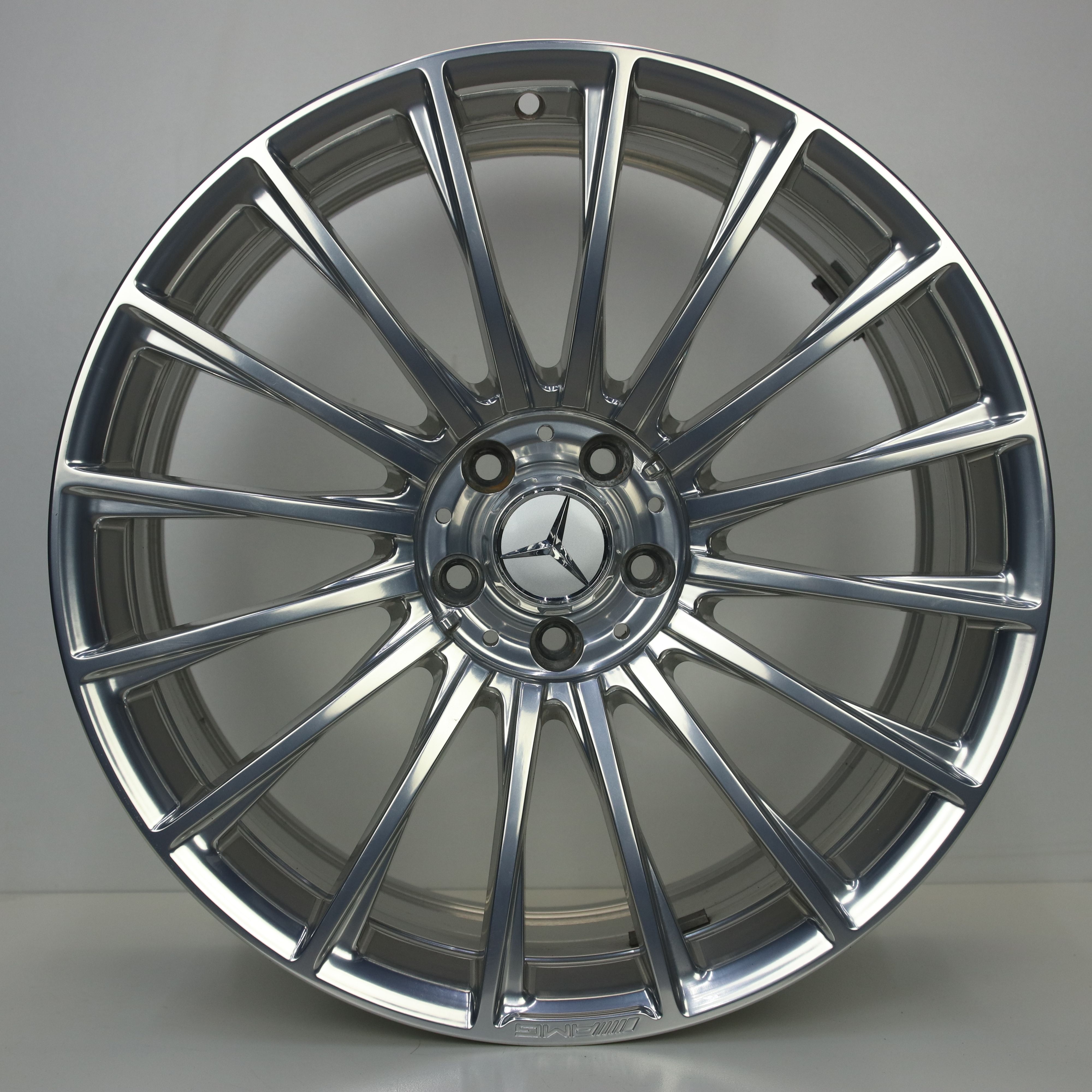 OS1007643 Originele 20 inch lichtmetalen Mercedes-Benz S63 AMG velgen (Breedset) 8.50X20 5X112 ET39.0 NB66.60 Chrome
