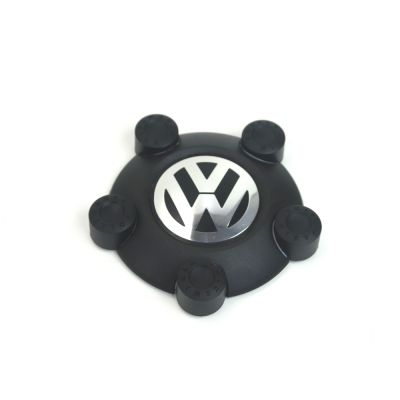 Naafkappen set OEM Volkswagen (mat zwart) 5N0601169