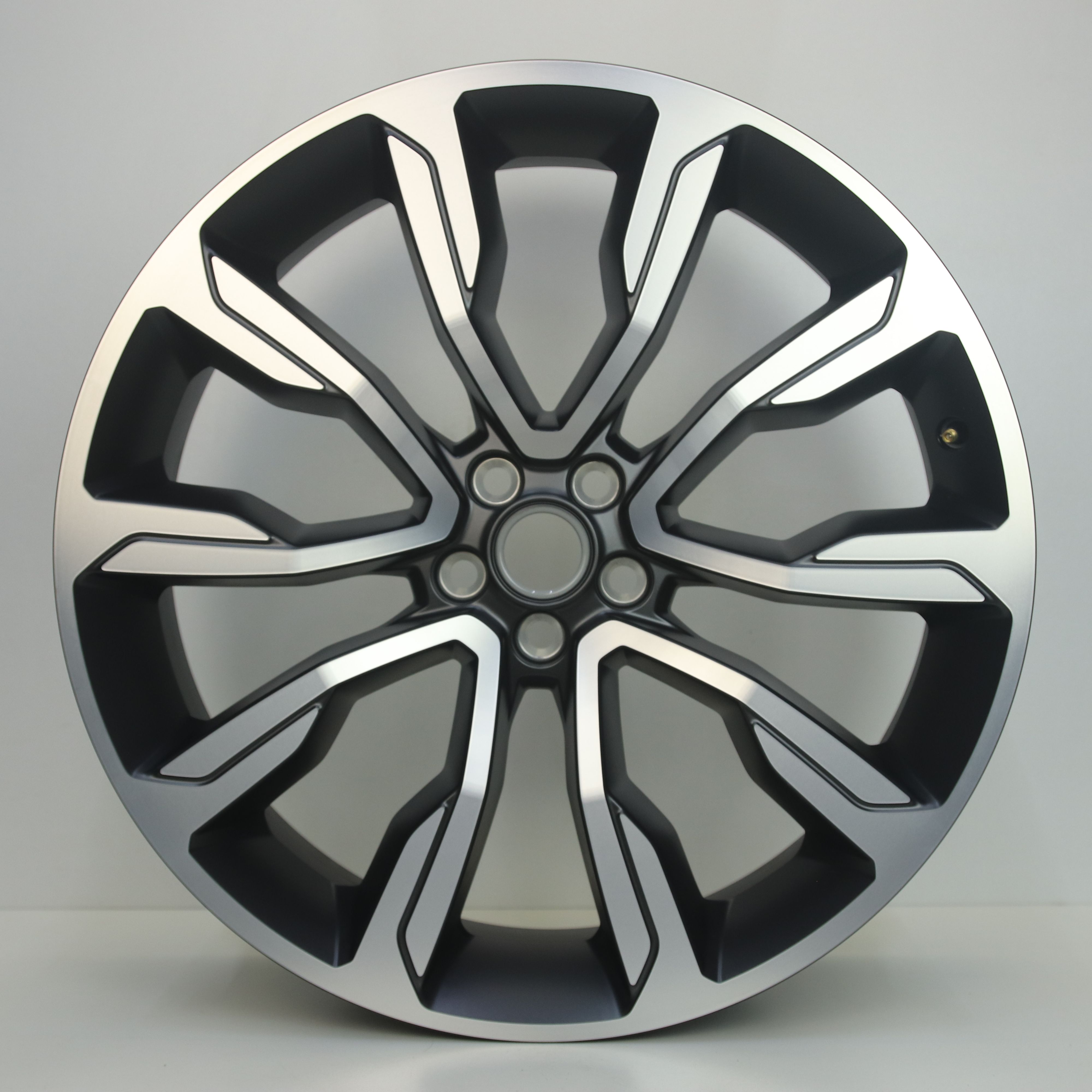 OS1007612 Originele 22 inch lichtmetalen Land Rover Range Rover Velar velgen 9.00X22 5X108 ET45.0 NB63.40 Mat zwart gepolijst