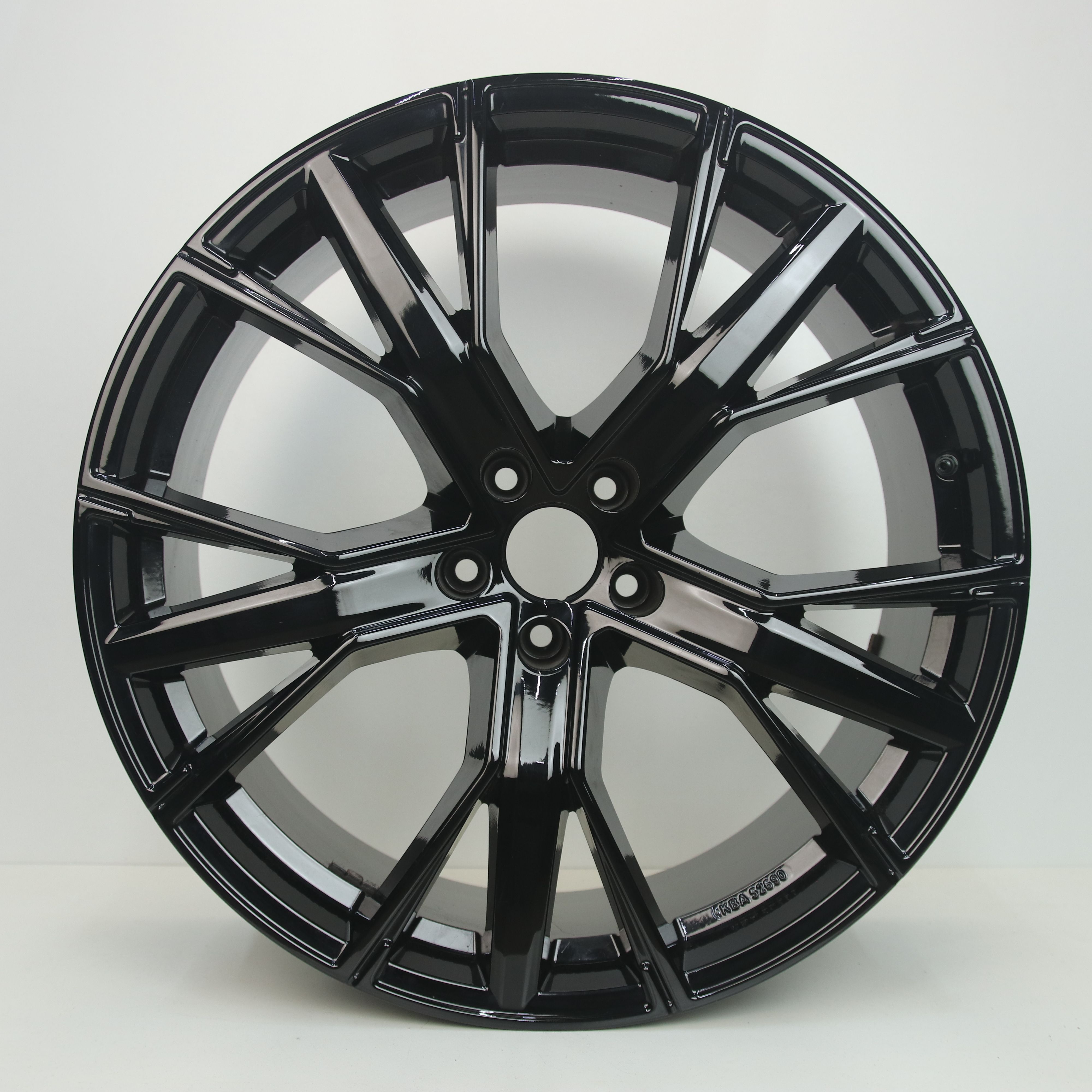 IN1003032 Set 21 inch lichtmetalen GMP Gunner velgen 10.00X21 5X112 ET19.0 NB66.60 Zwart