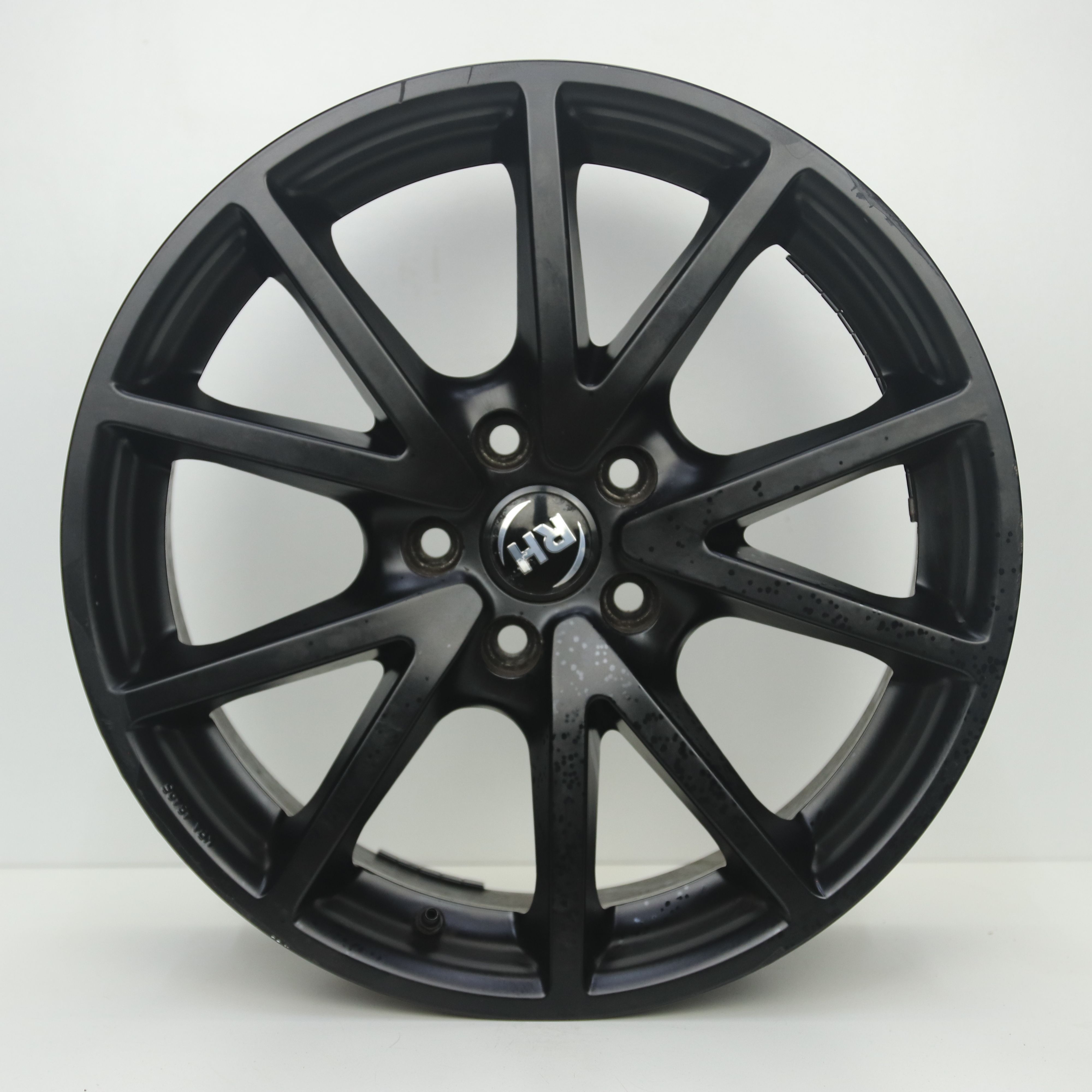 OS1007860 Set 17 inch lichtmetalen RH Alurad velgen 8.00X17 5X108 ET45.0 NB72.50 Mat zwart