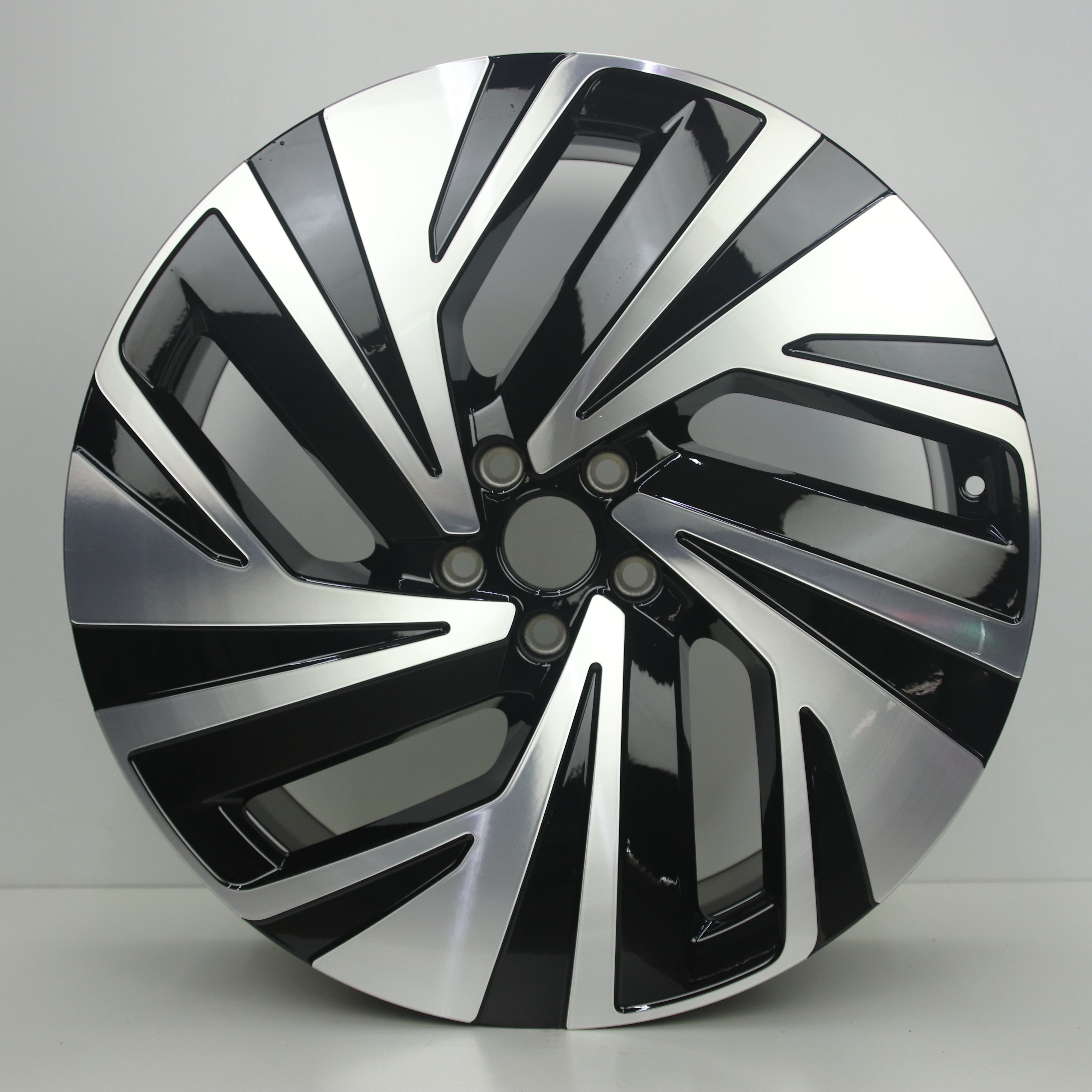 OS1007931 Originele 21 inch lichtmetalen Volkswagen ID.4 / ID.5 velgen 8.50X21 5X112 ET40.0 NB57.10 Zwart gepolijst