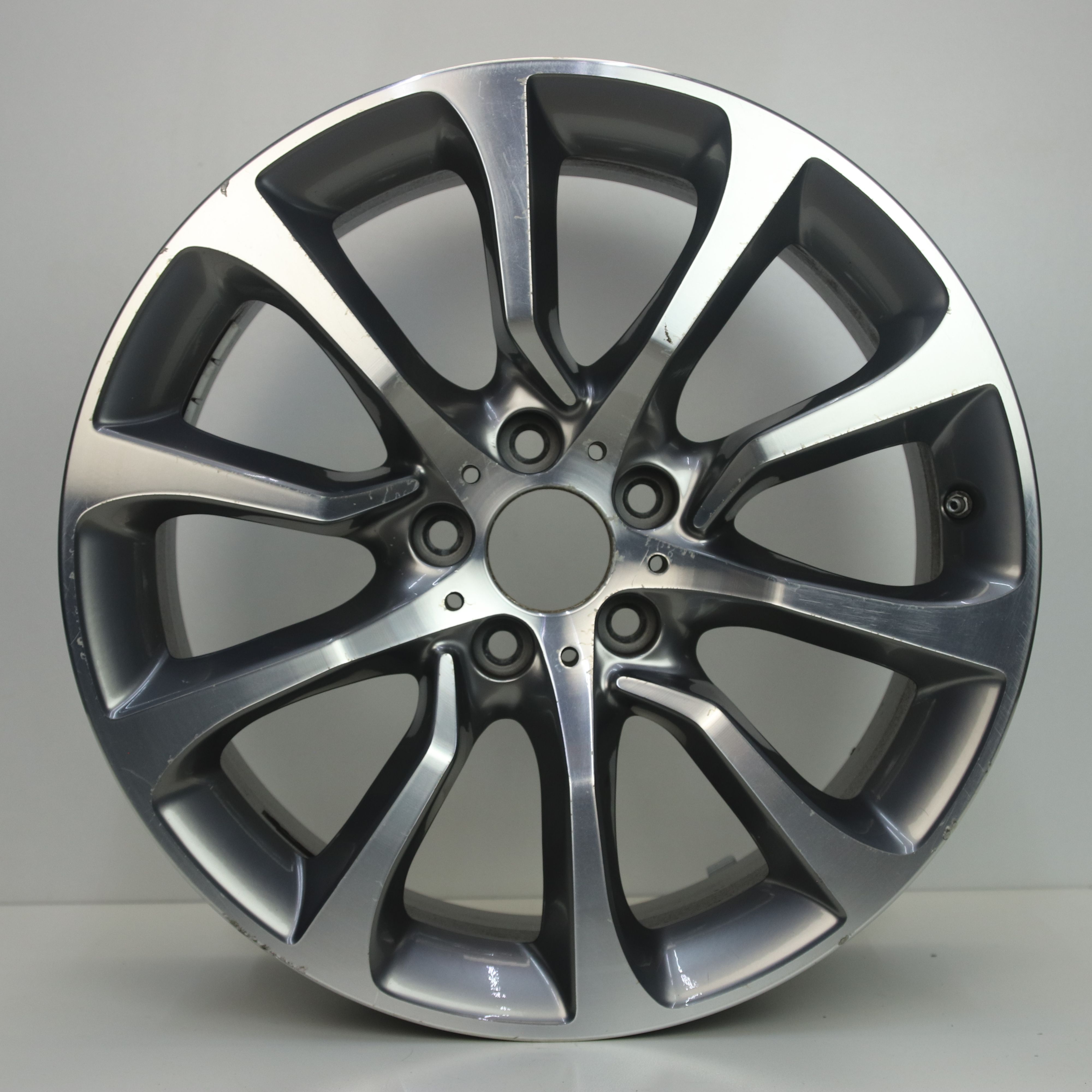 OS1007518 Originele 19 inch lichtmetalen BMW 5-Serie styling 453 velgen 8.50X19 5X120 ET33.0 NB72.60 Antraciet Gepolijst