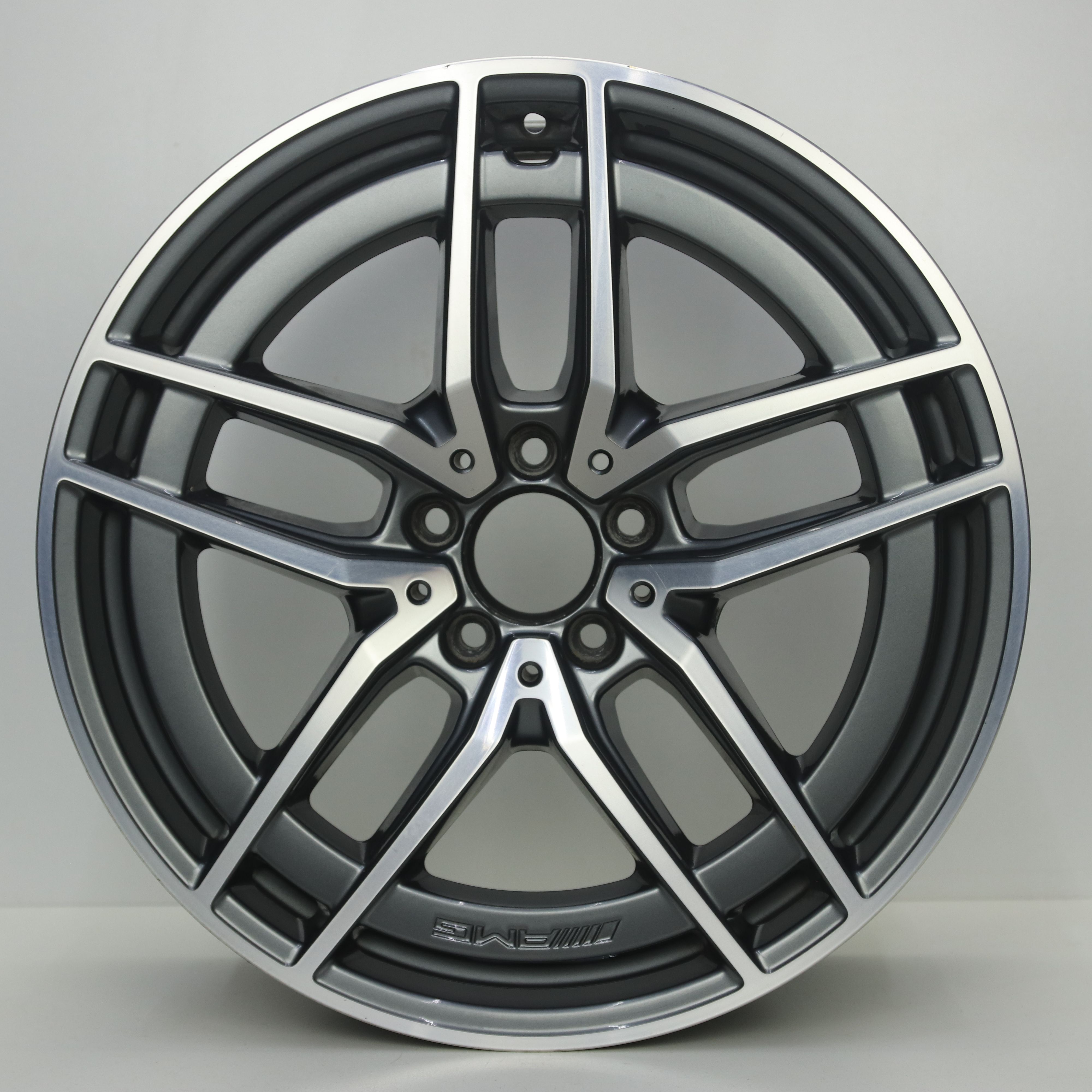 OS1007661 Originele 19 inch lichtmetalen Mercedes-Benz E-klasse AMG velgen (Breedset) 8.00X19 5X112 ET20.0 NB66.60 Antraciet Gepolijst