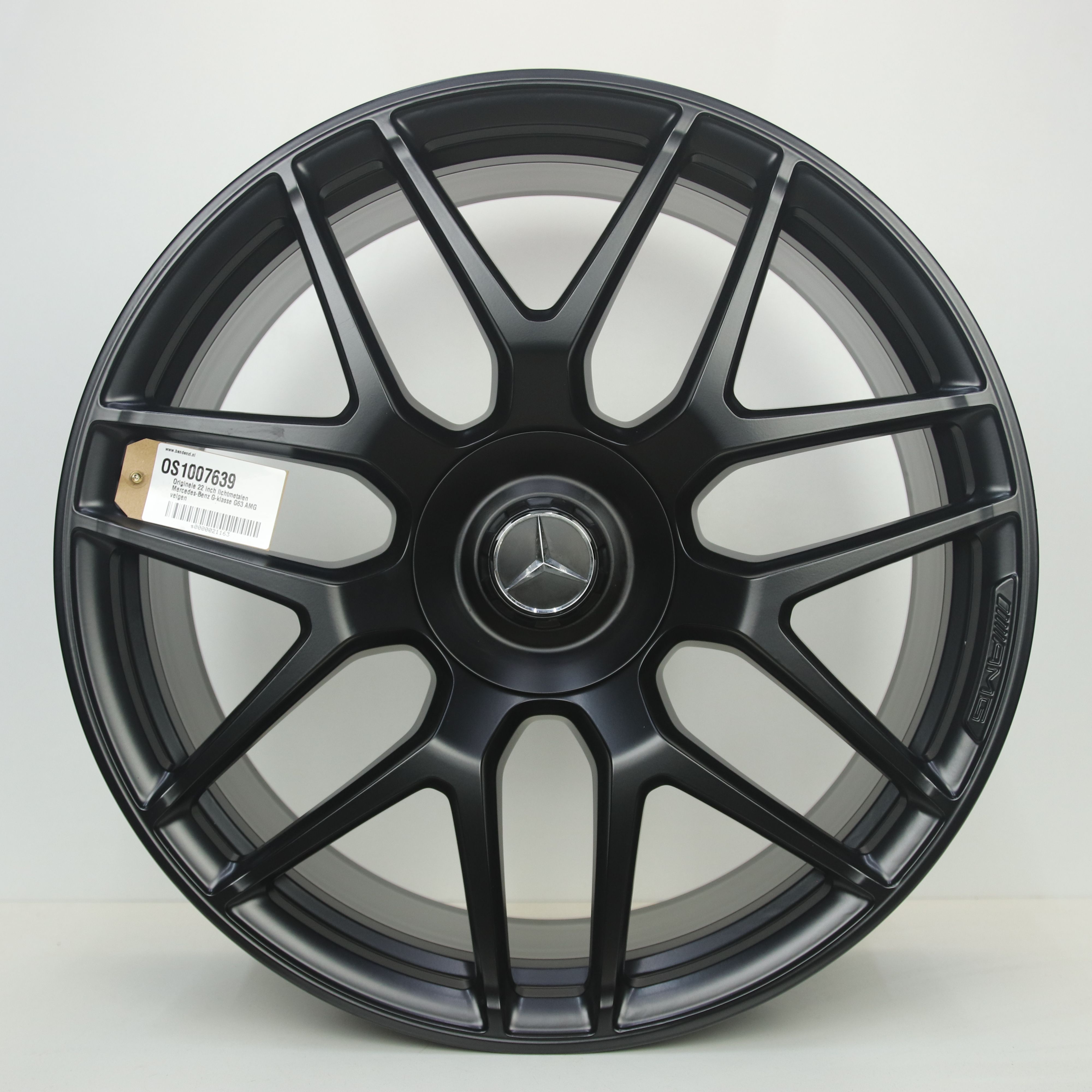 OS1007639 Originele 22 inch lichtmetalen Mercedes-Benz G-klasse G63 AMG velgen 10.00X22 5X130 ET39.0 NB84.10 Mat zwart