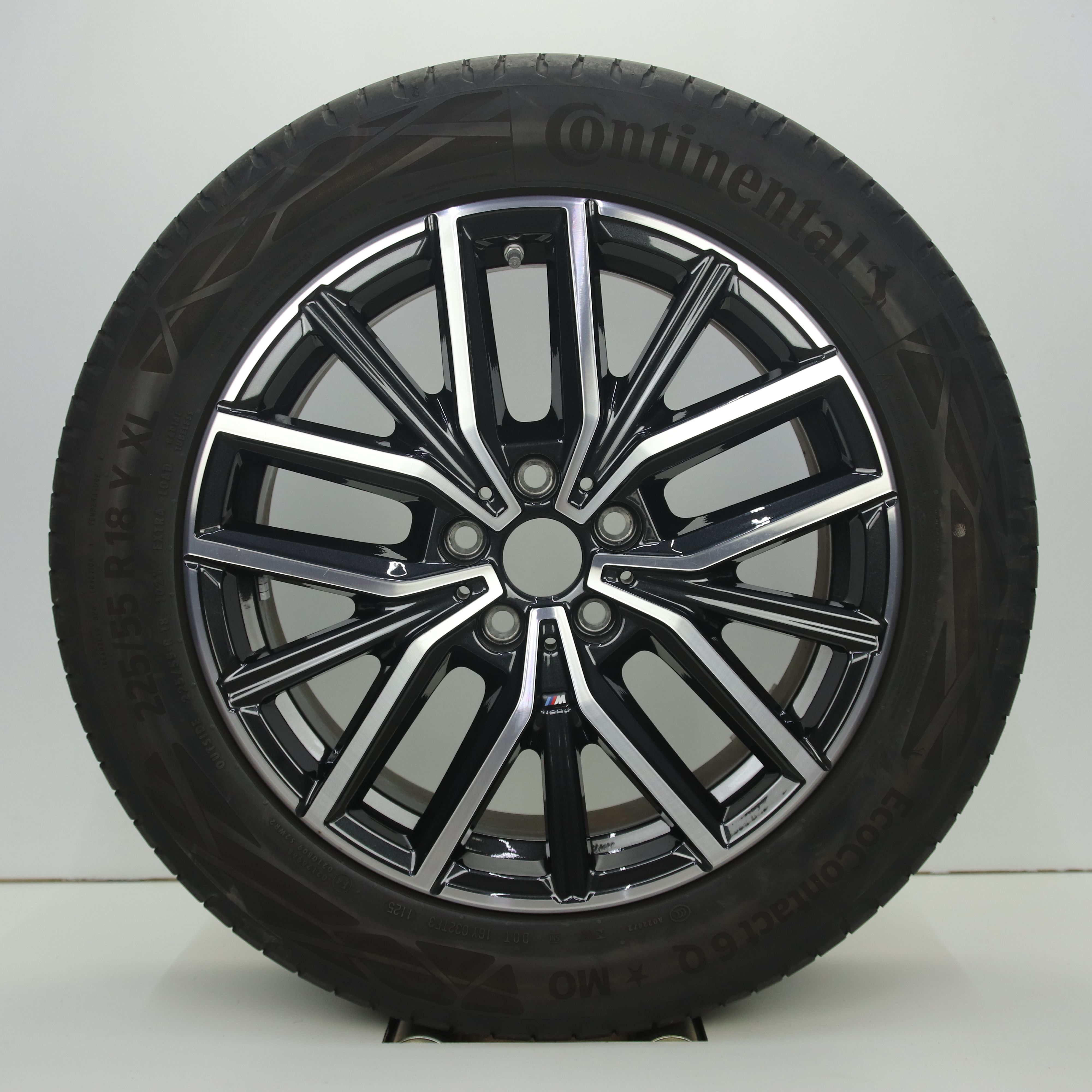 OS1007896 Originele 18 inch lichtmetalen BMW X1 styling 838M velgen 7.50X18 5X112 ET50.0 NB66.60 Antraciet gepolijst