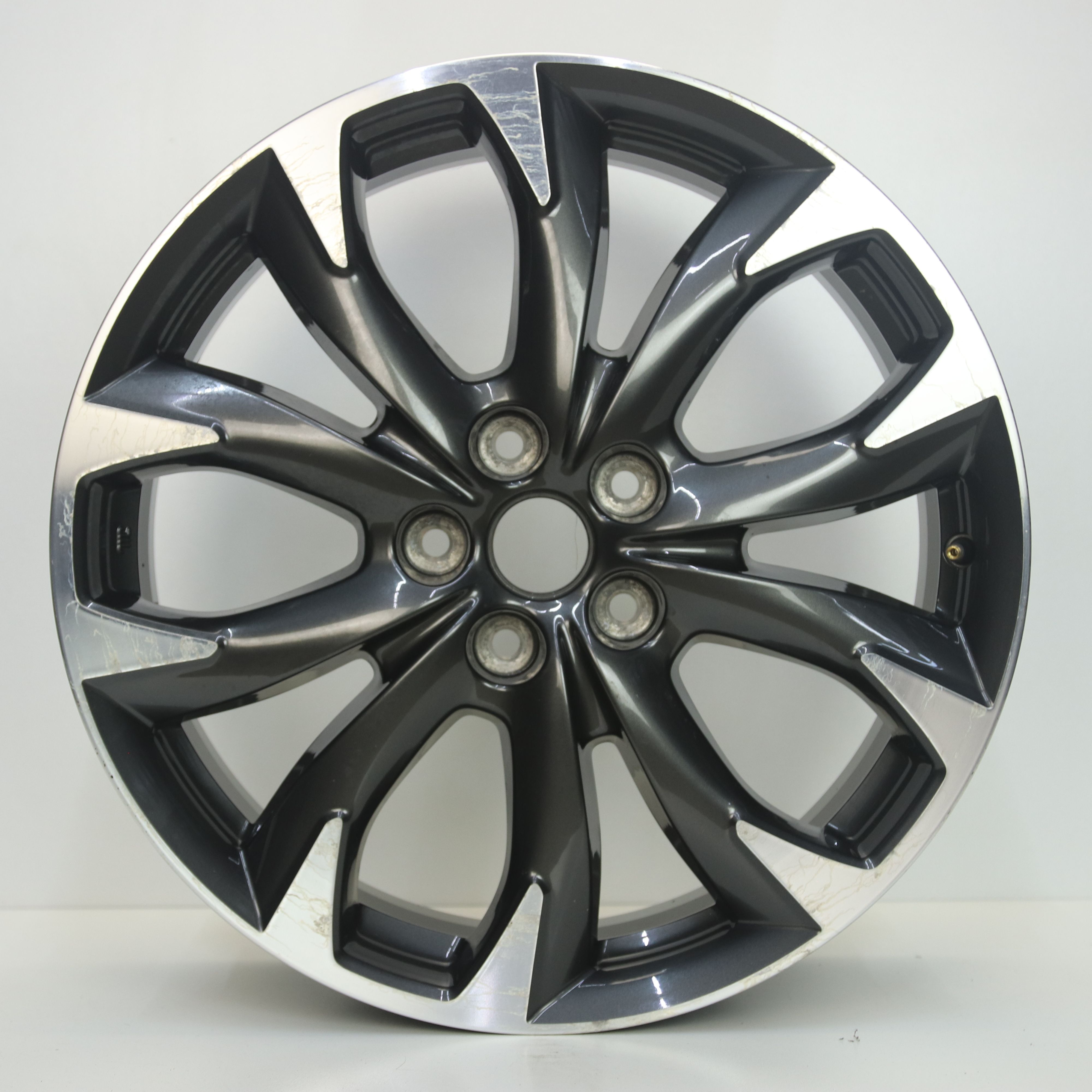 IN1003044 Originele 19 inch lichtmetalen Mazda CX-5 velgen 7.00X19 5X114.3 ET50.0 NB67.10 Antraciet Gepolijst