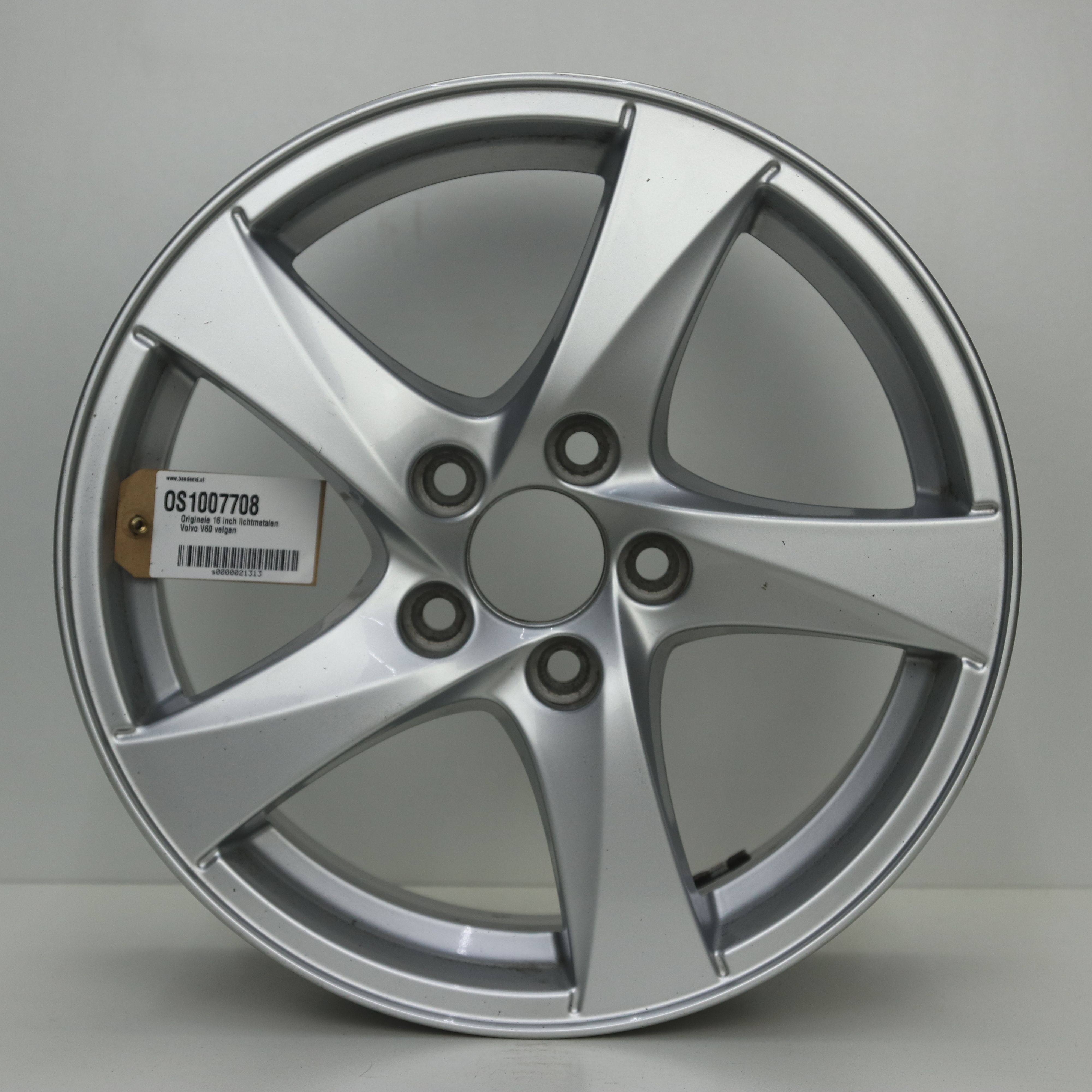 OS1007708 Originele 16 inch lichtmetalen Volvo V60 velgen 7.00X16 5X108 ET50.0 NB63.40 Zilver