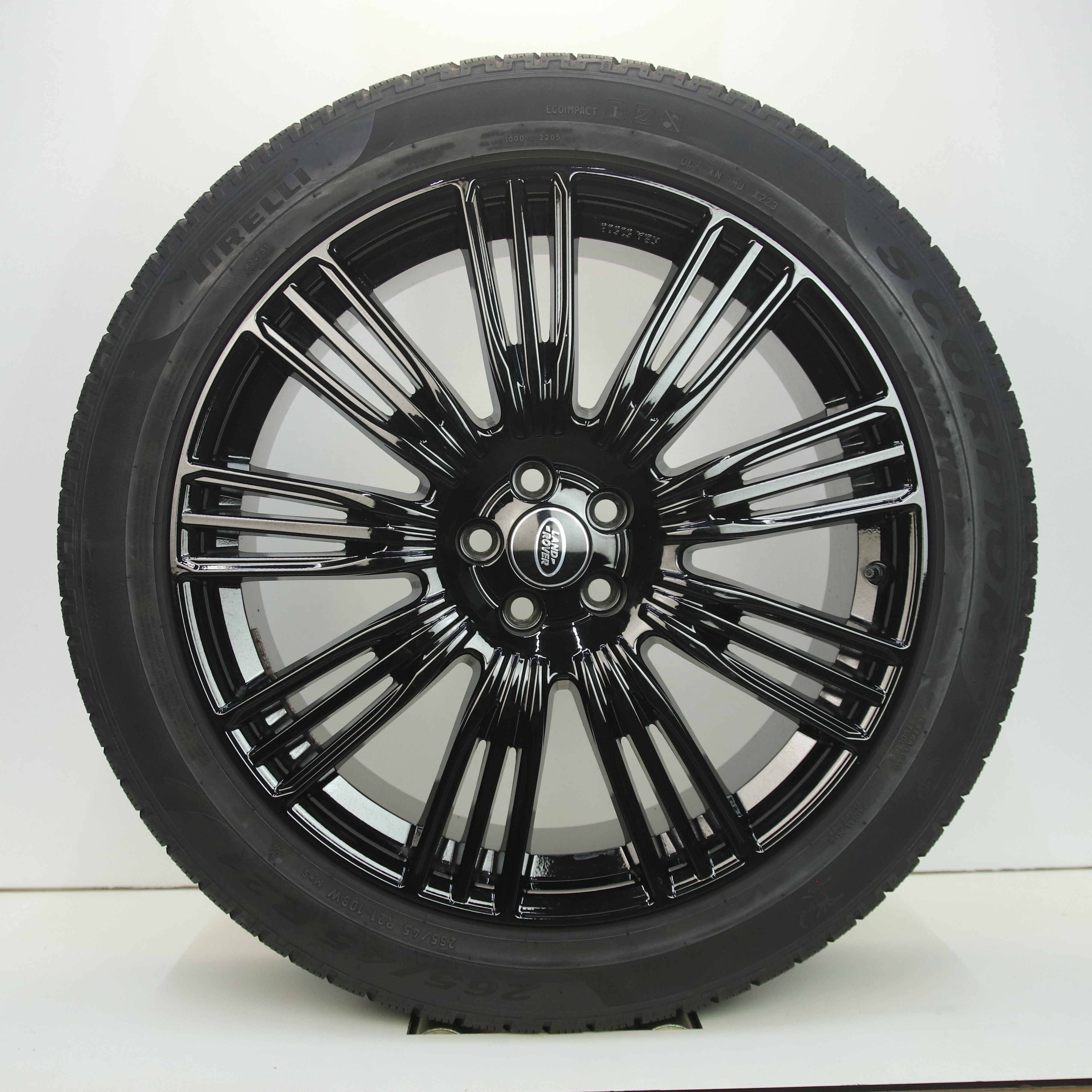 IN1002985 Set 21 inch lichtmetalen GMP Coventry velgen (set compleet met banden) 9.00X21 5X108 ET45.0 NB63.40 Zwart