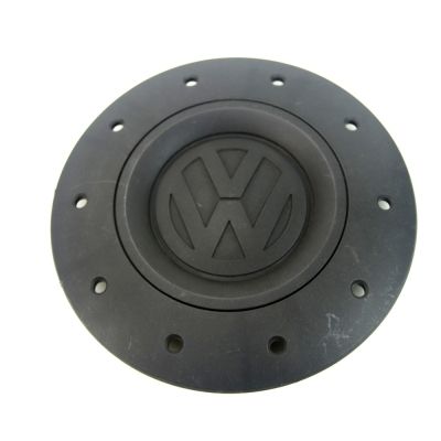 Naafkappen set OEM Volkswagen (mat zwart) 7HO 601 151C
