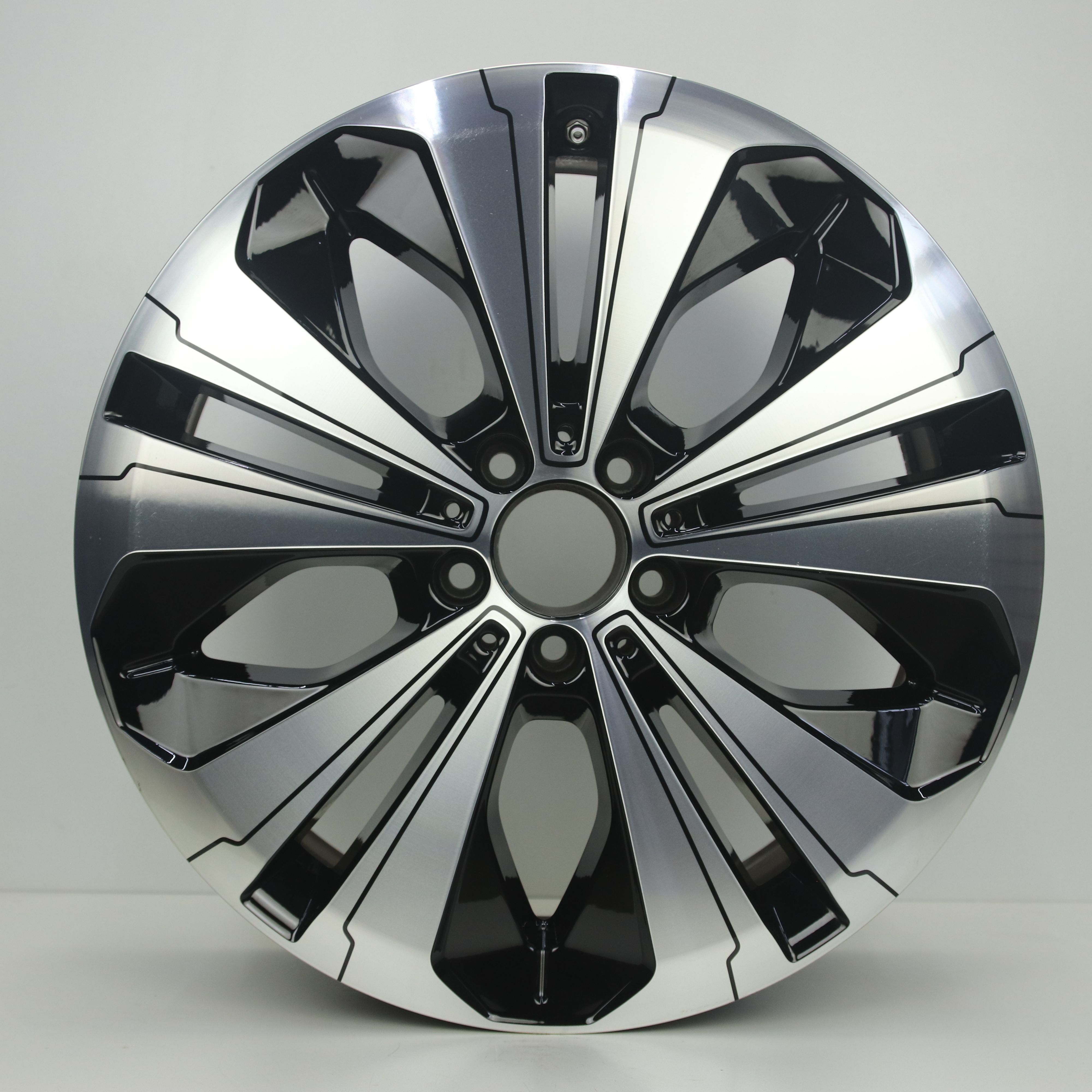 OS1007776 Originele 19 inch lichtmetalen Mercedes-Benz EQC-klasse velgen 8.00X19 5X112 ET34.0 NB66.60 Zwart gepolijst