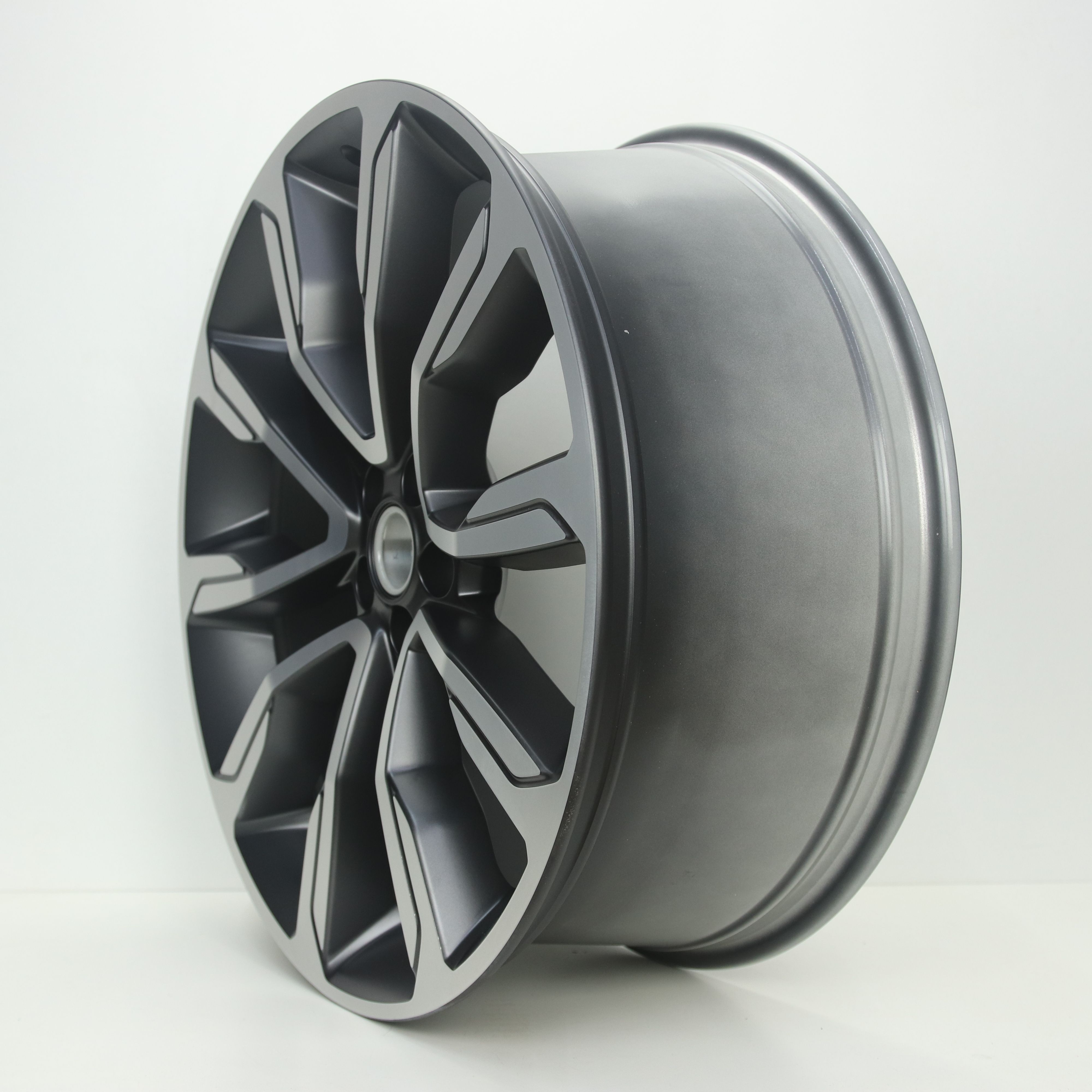 OS1007674 Originele 22 inch lichtmetalen Land Rover Range Rover Velar velgen 9.00X22 5X108 ET45.0 NB63.40 Mat antraciet gepolijst