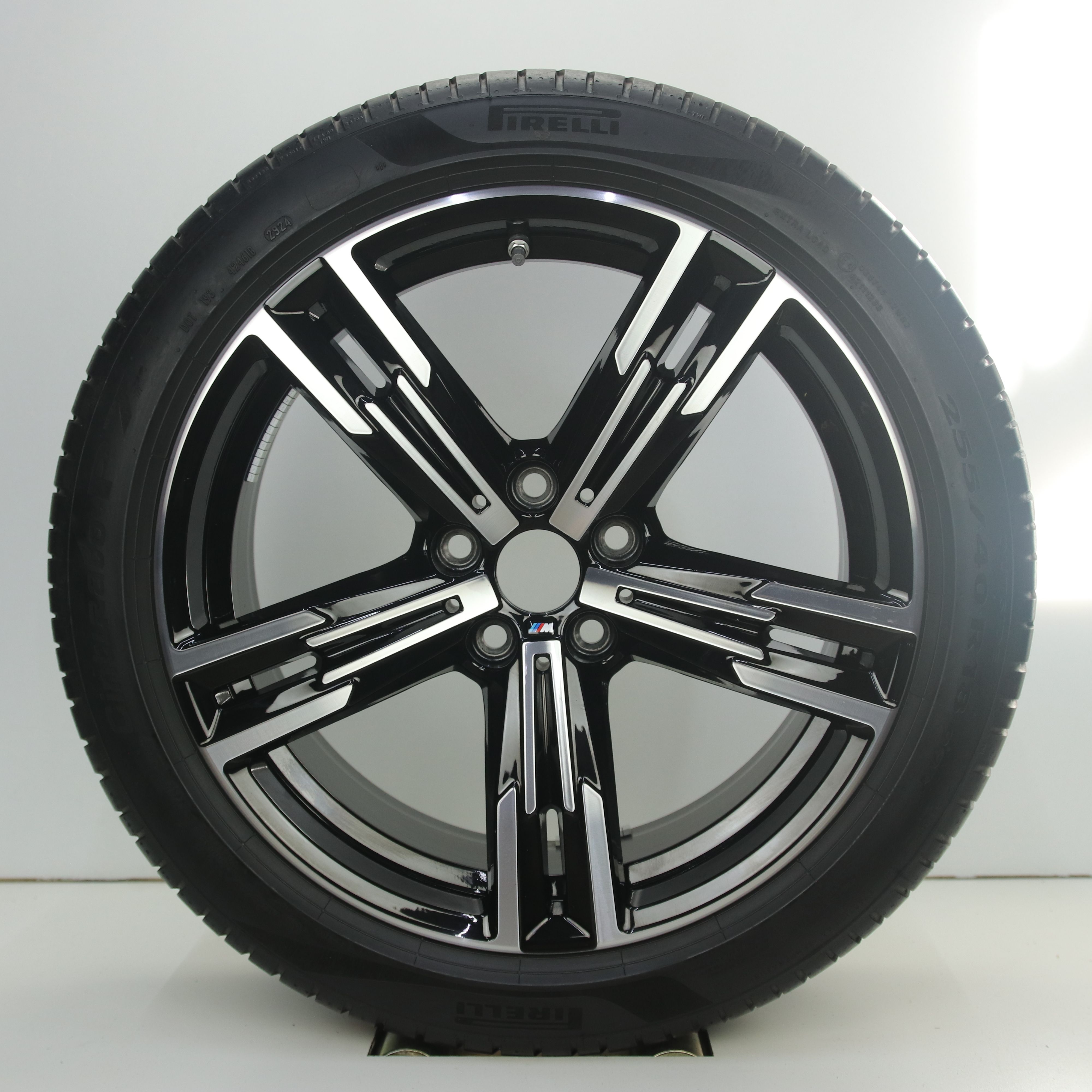 OS1007884 Originele 18 inch lichtmetalen BMW 3-serie styling M848 velgen (Breedset) 7.50X18 5X112 ET25.0 NB66.60 Zwart