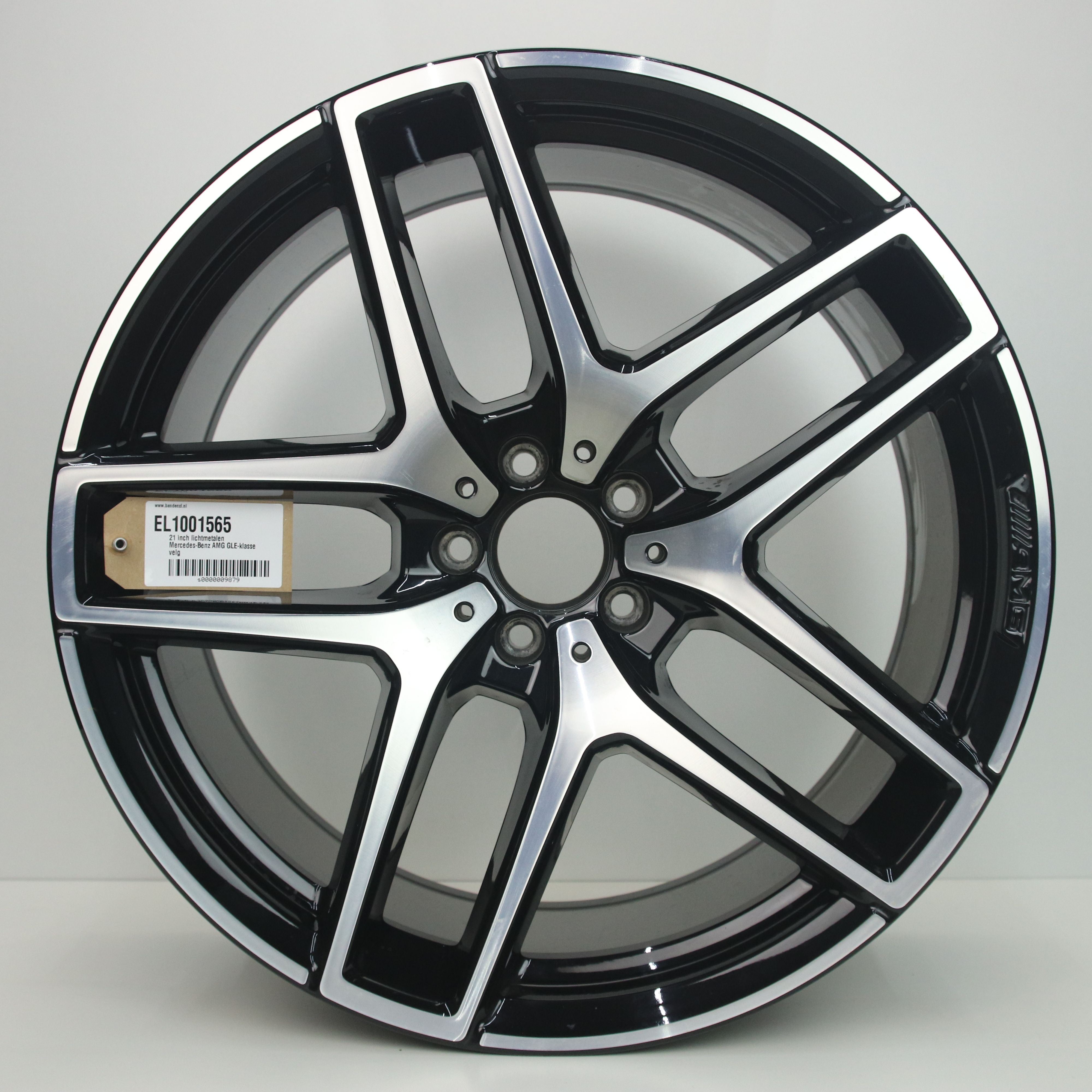 EL1001565 21 inch lichtmetalen Mercedes-Benz AMG GLE-klasse velg 11.00X21 5X112 ET38.0 NB66.60 Zwart gepolijst