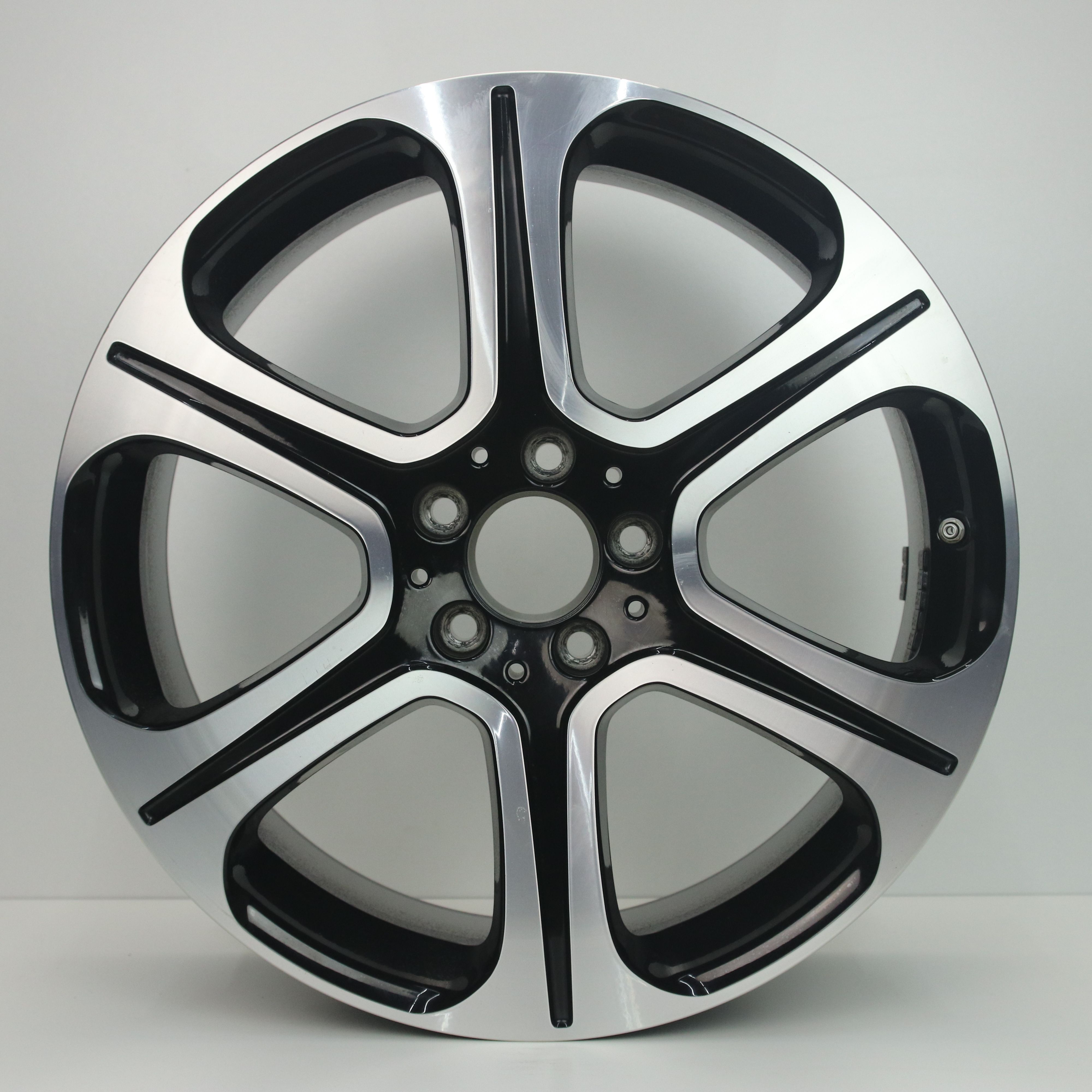OS1002873 Originele 19 inch lichtmetalen Mercedes-Benz E-klasse W213/S213 velgen 8.00X19 5X112 ET43.0 NB66.60 Zwart Gepolijst