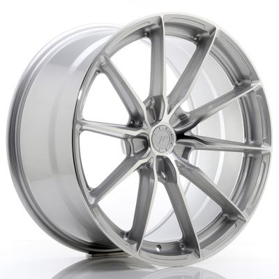 JR Wheels JR37 8.00X18 STR_PRODUCT_BLANCWHEEL ET20.0 NB72.60 Silver Machined Face