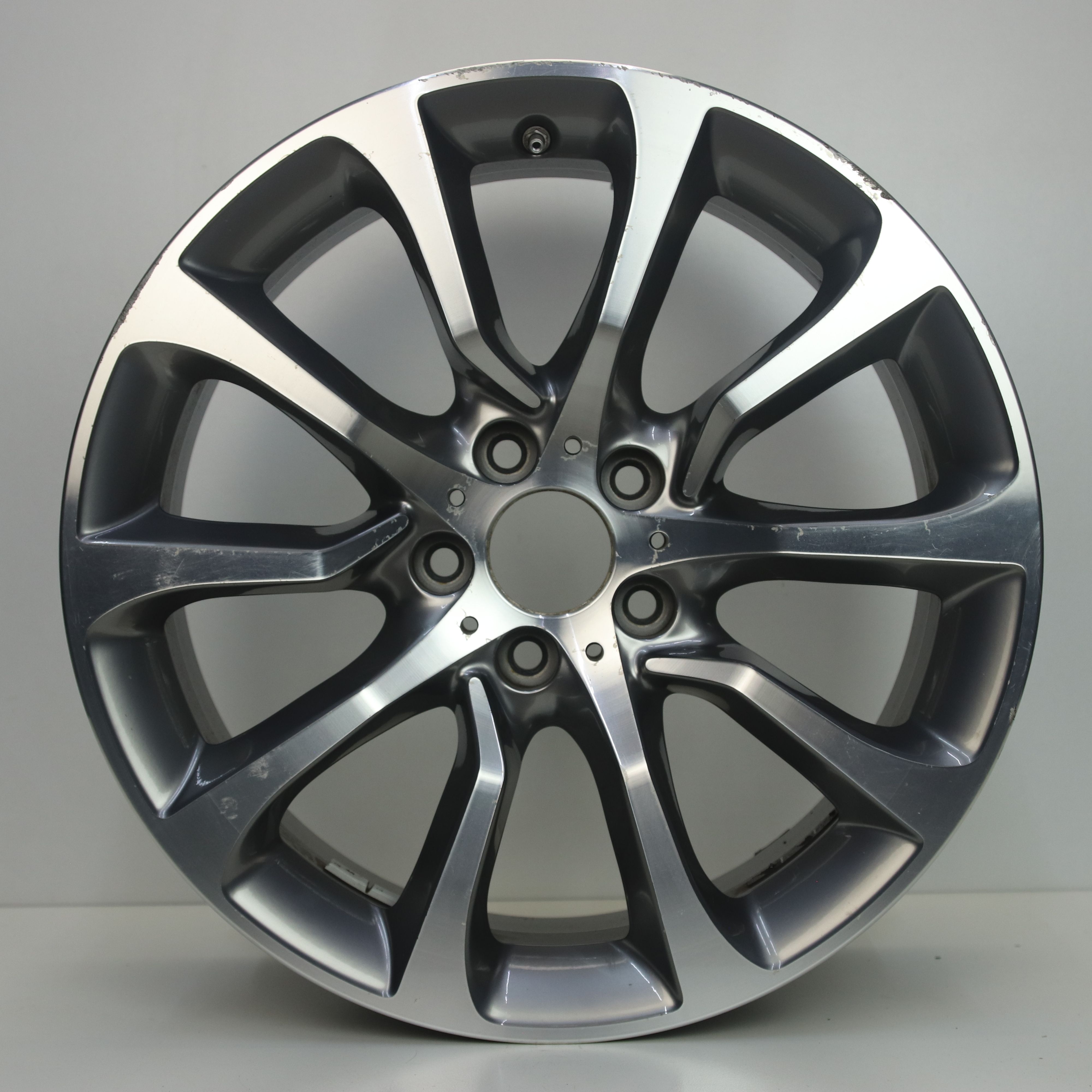 OS1007518 Originele 19 inch lichtmetalen BMW 5-Serie styling 453 velgen 8.50X19 5X120 ET33.0 NB72.60 Antraciet Gepolijst