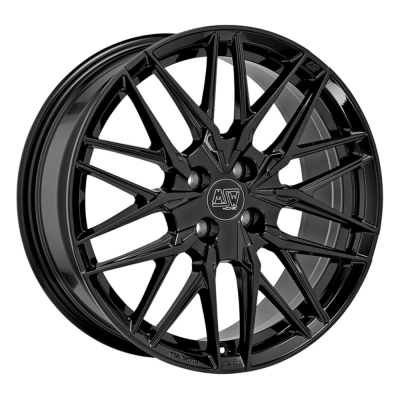 MSW 50/4 7.00X17 4X100 ET37.0 NB63.30 PS-Ring GLOSS BLACK